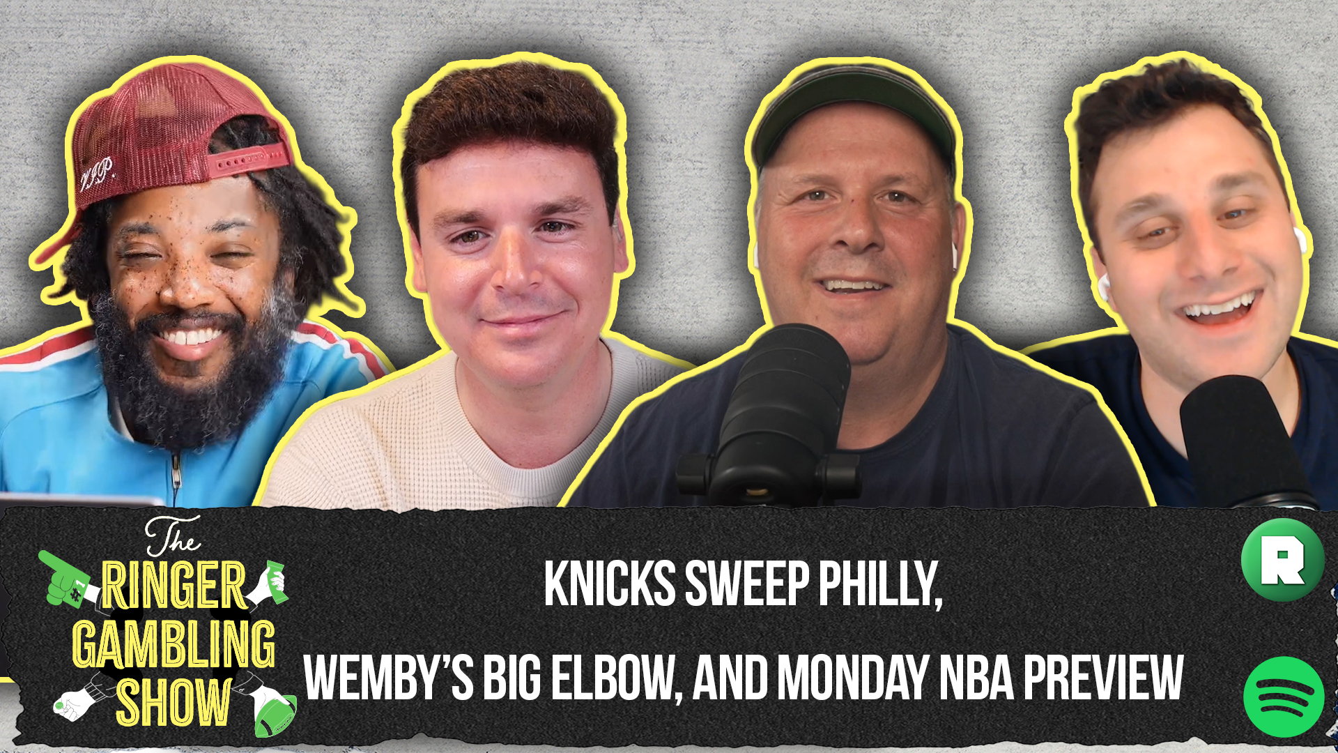 Knicks Sweep Philly, Wemby Not Suspended, and Monday NBA Preview | The Ringer Gambling Show