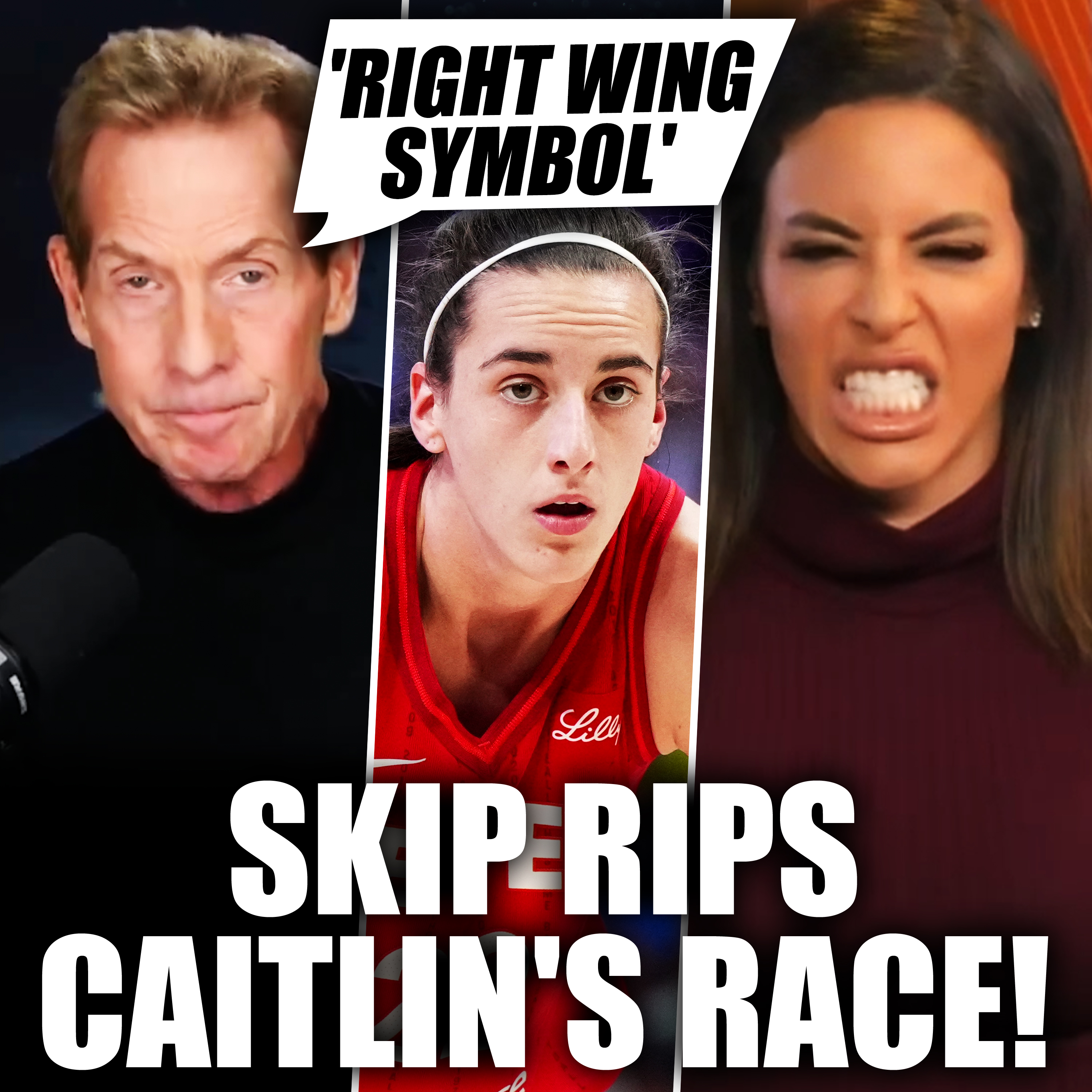Skip Bayless Felt Guilty Praising ‘Right-Wing Symbol’ Caitlin Clark?! + Michele Tafoya | episode artwork