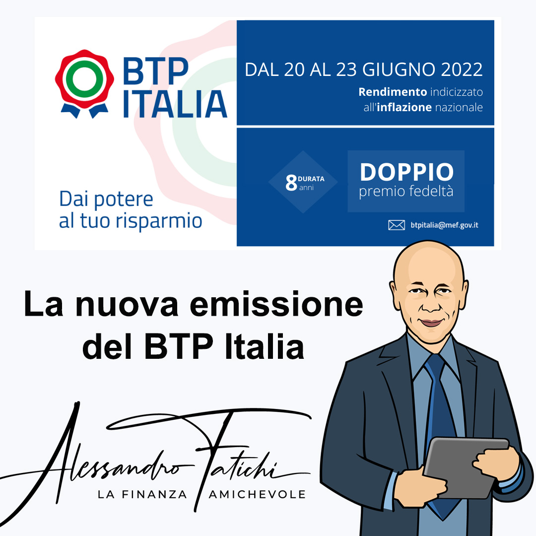 La nuova emissione del BTP Italia