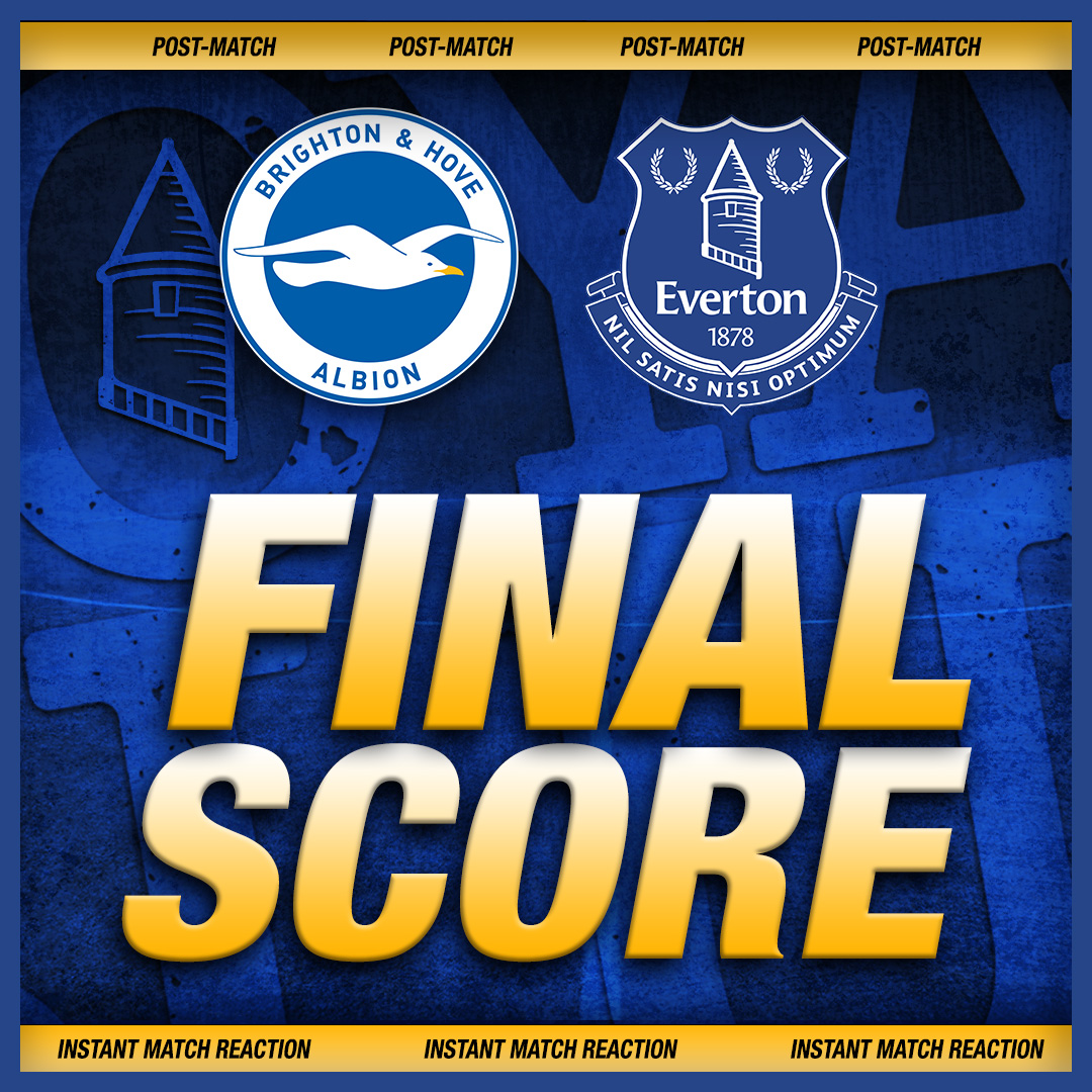Brighton 1-1 Everton | Post-Match Reaction