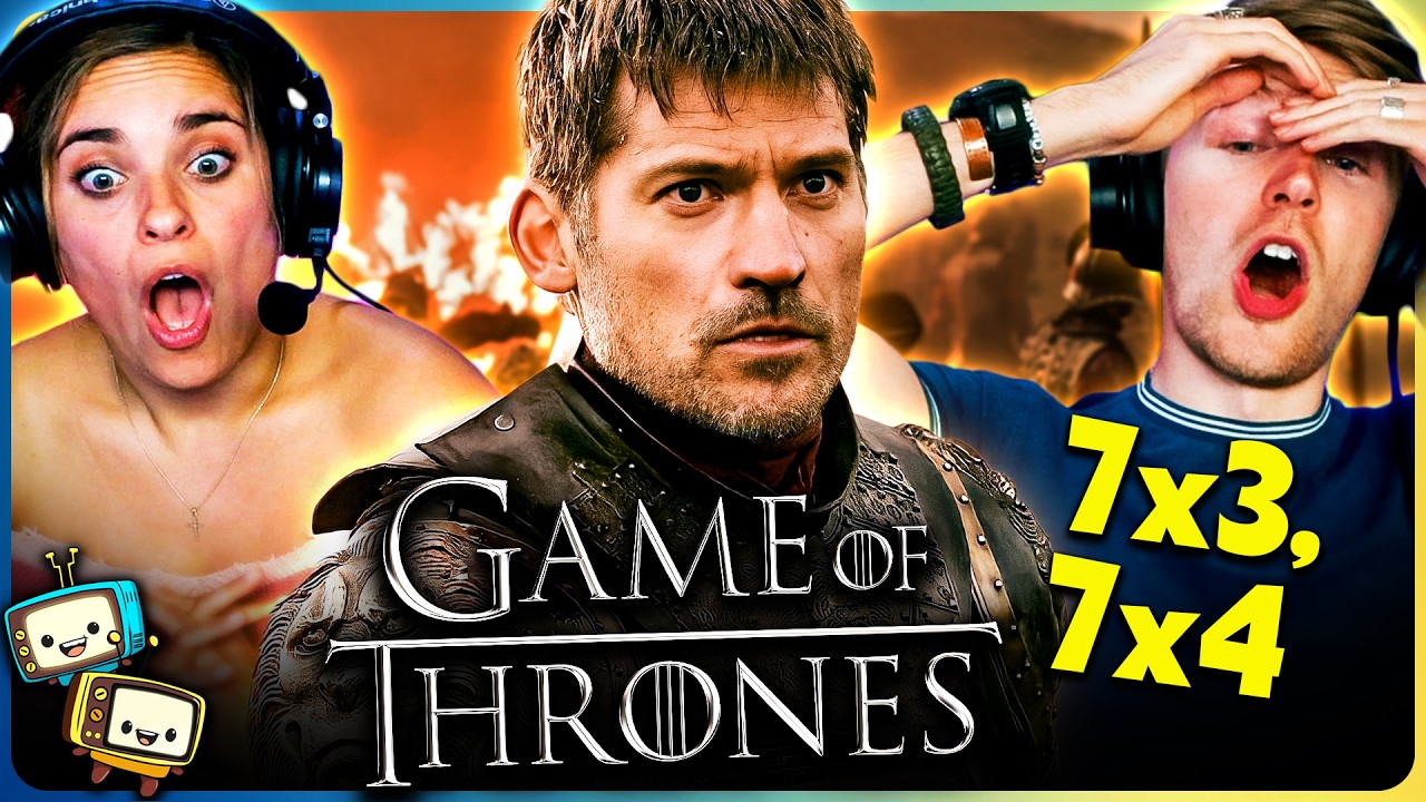 GAME OF THRONES 7x3 & 7x4 Season Reaction! | First Time Watch! | episode artwork