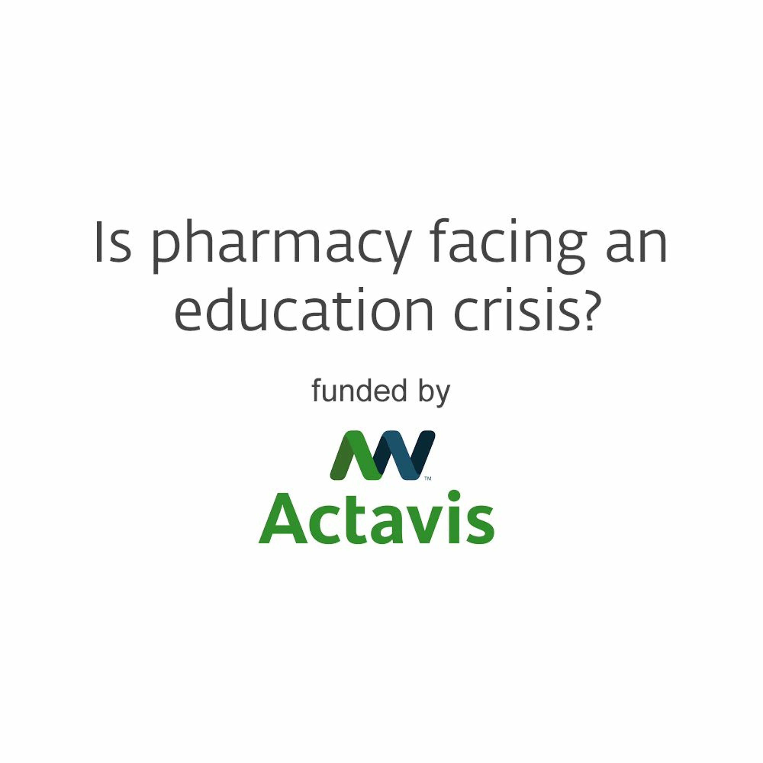 Is pharmacy facing an education crisis? episode artwork