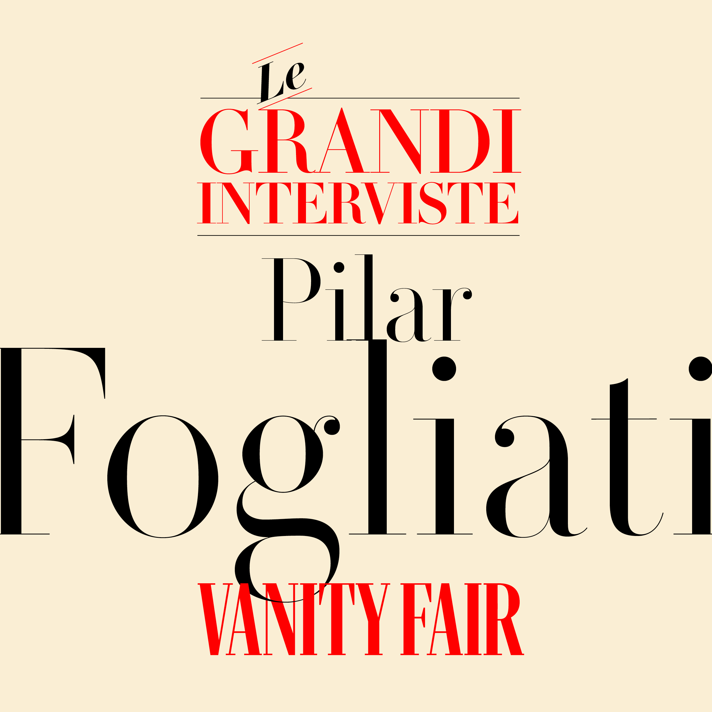 Le grandi interviste: Pilar Fogliati