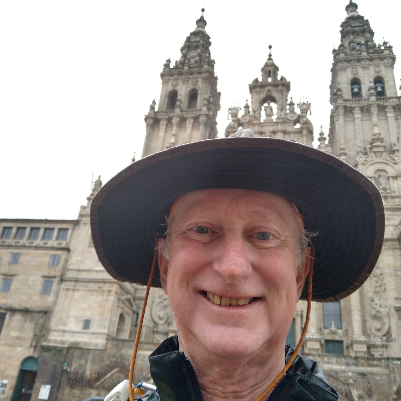Australian pilgrim Peter Thomas talks about S.P.A.C.E and time.   Peter's love of the Camino is contagious.  I caught his Camino fever!!!! episode artwork