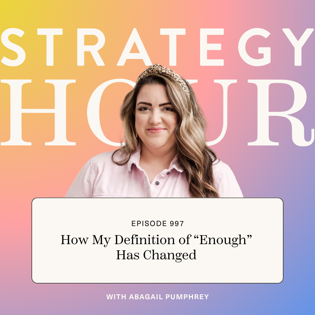 997: How My Definition of “Enough” Has Changed