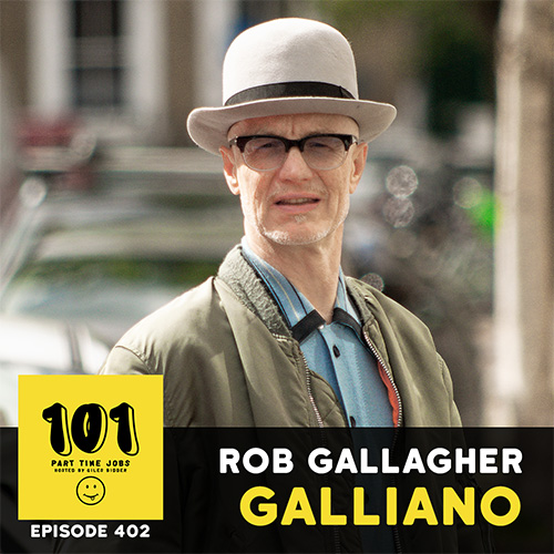 Episode Rob Gallagher (Galliano) - "Who would be stupid enough to lean on a scissor lift?"