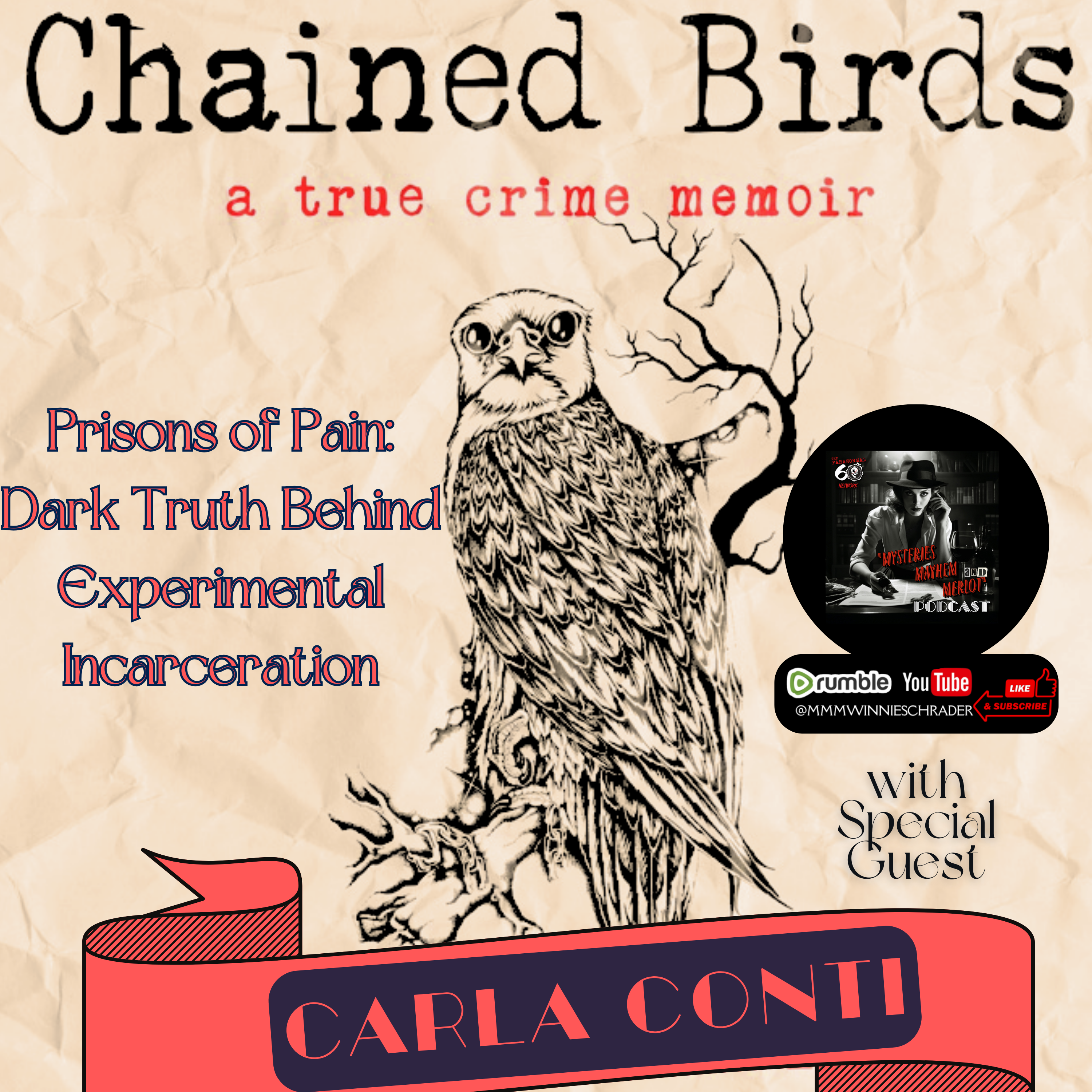 Prisons of Pain: Dark Truth Behind Experimental Prison with Carla Conti - Mysteries, Mayhem & Merlot