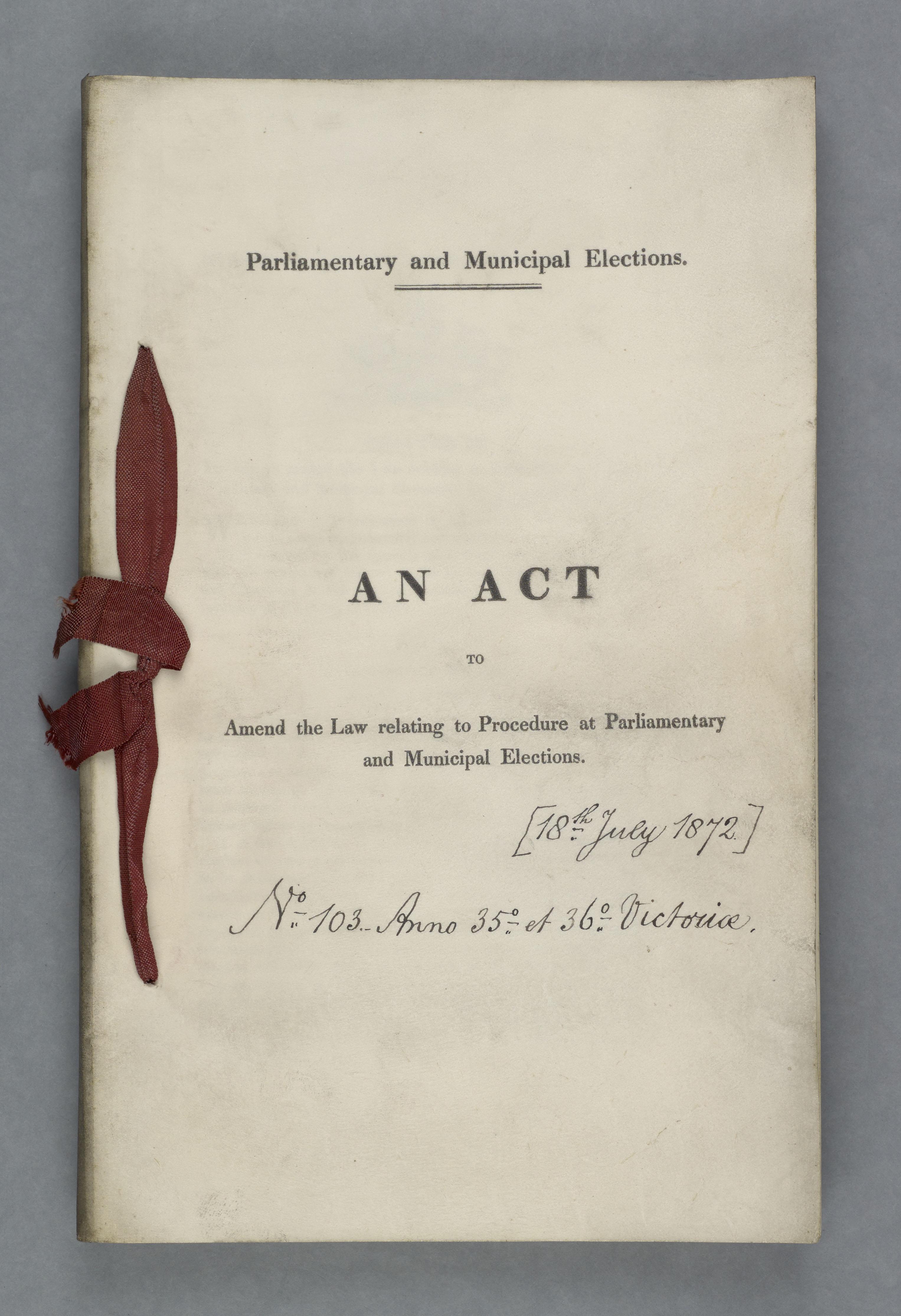 Making Voting Secret