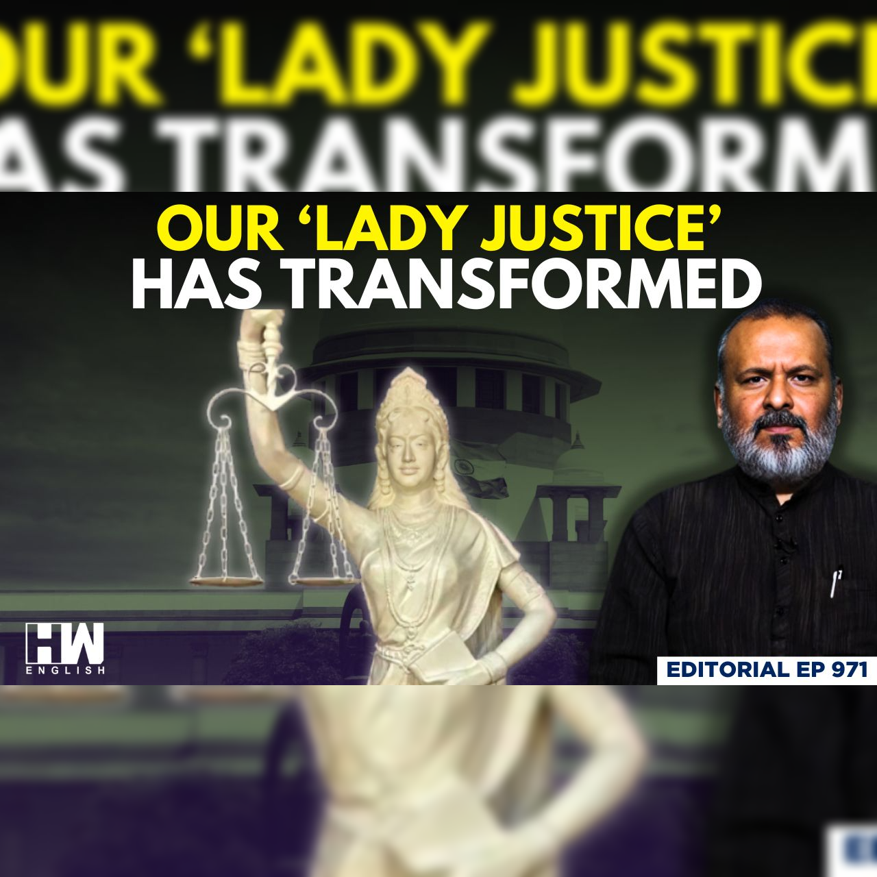 Editorial with Sujit Nair | Supreme Court Unveils New ‘Lady Justice’ Statue | Judiciary | Law episode artwork