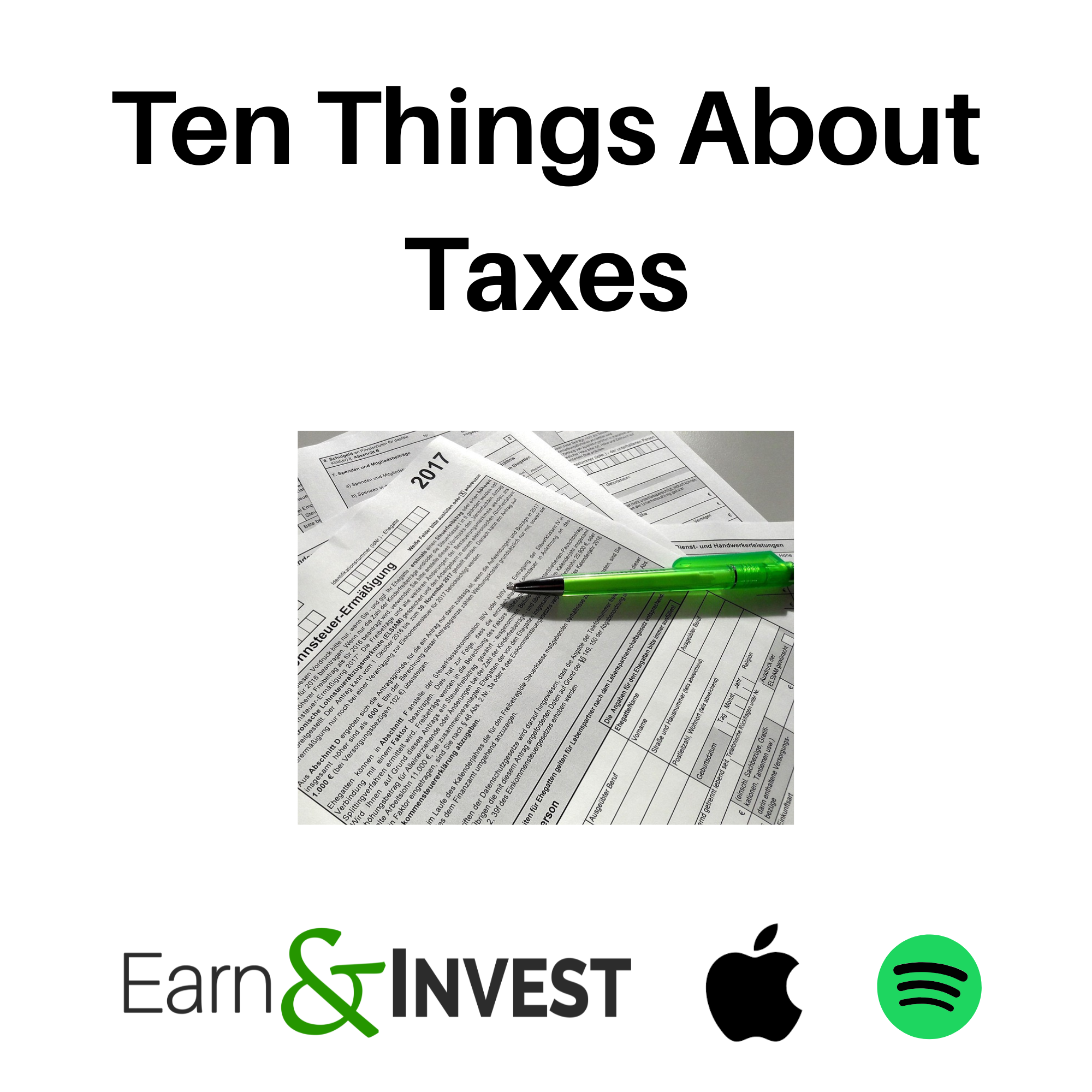 675. Ten Things About Taxes (Solo)