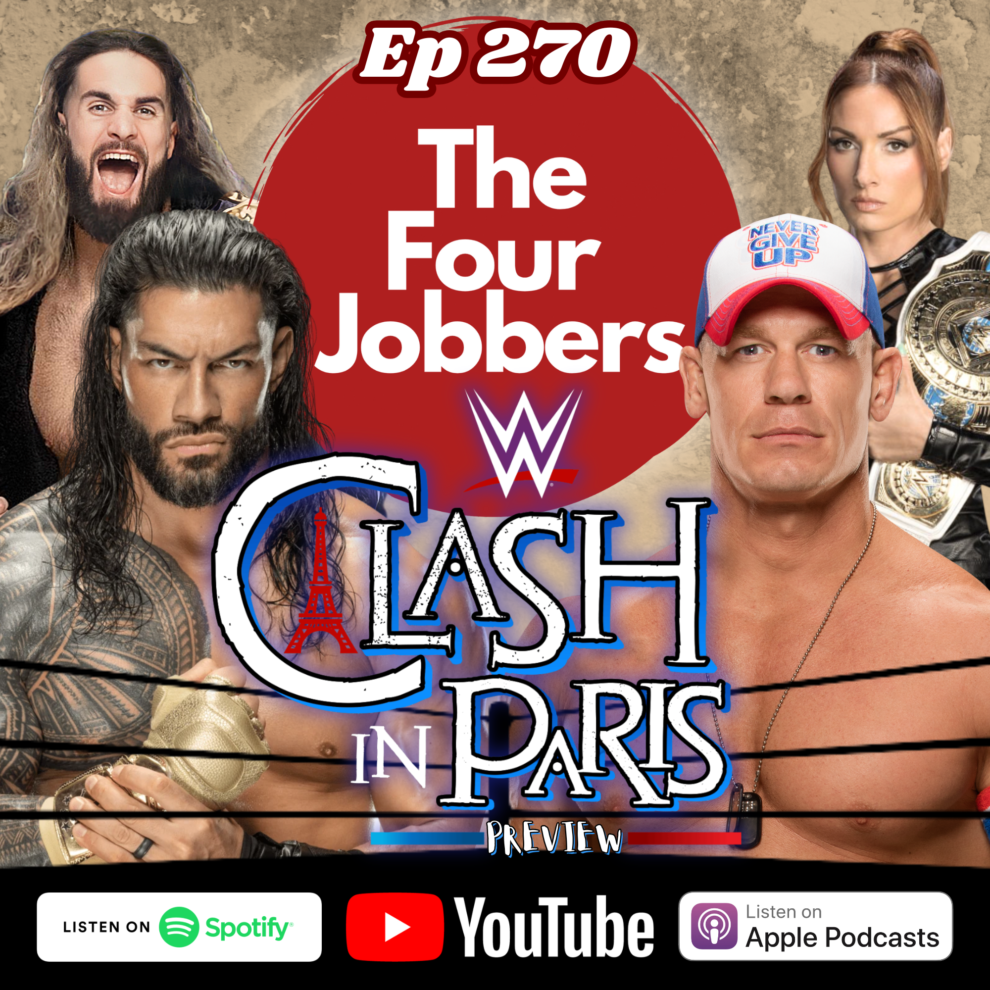 Ep 270 - WWE Clash In Paris Preview episode artwork