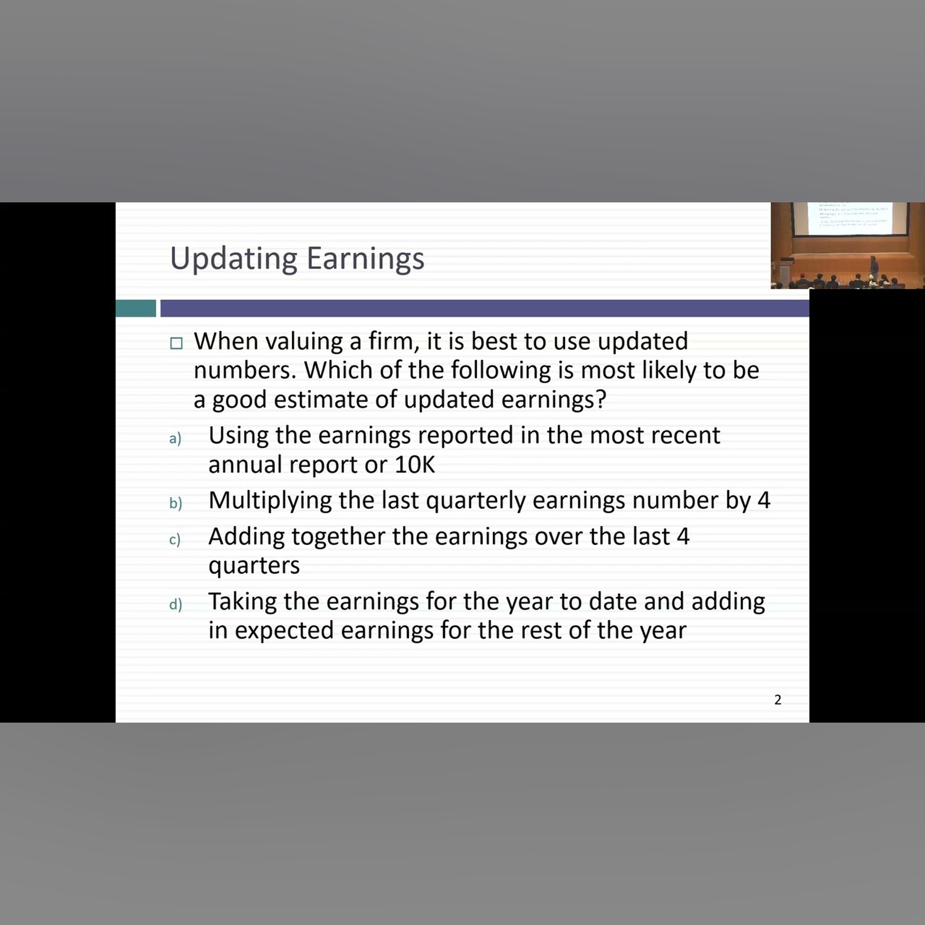 Session 8 (Val Undergrads): Cost of Capital and First Steps on Cash Flows