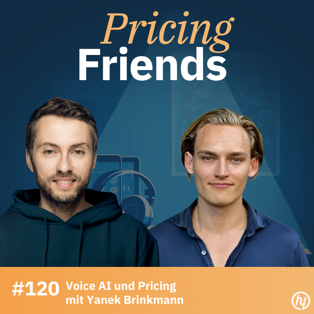 Voice AI und Pricing mit Yanek Brinkmann: Wer tippt denn noch auf einer Tastatur? (#120) episode artwork