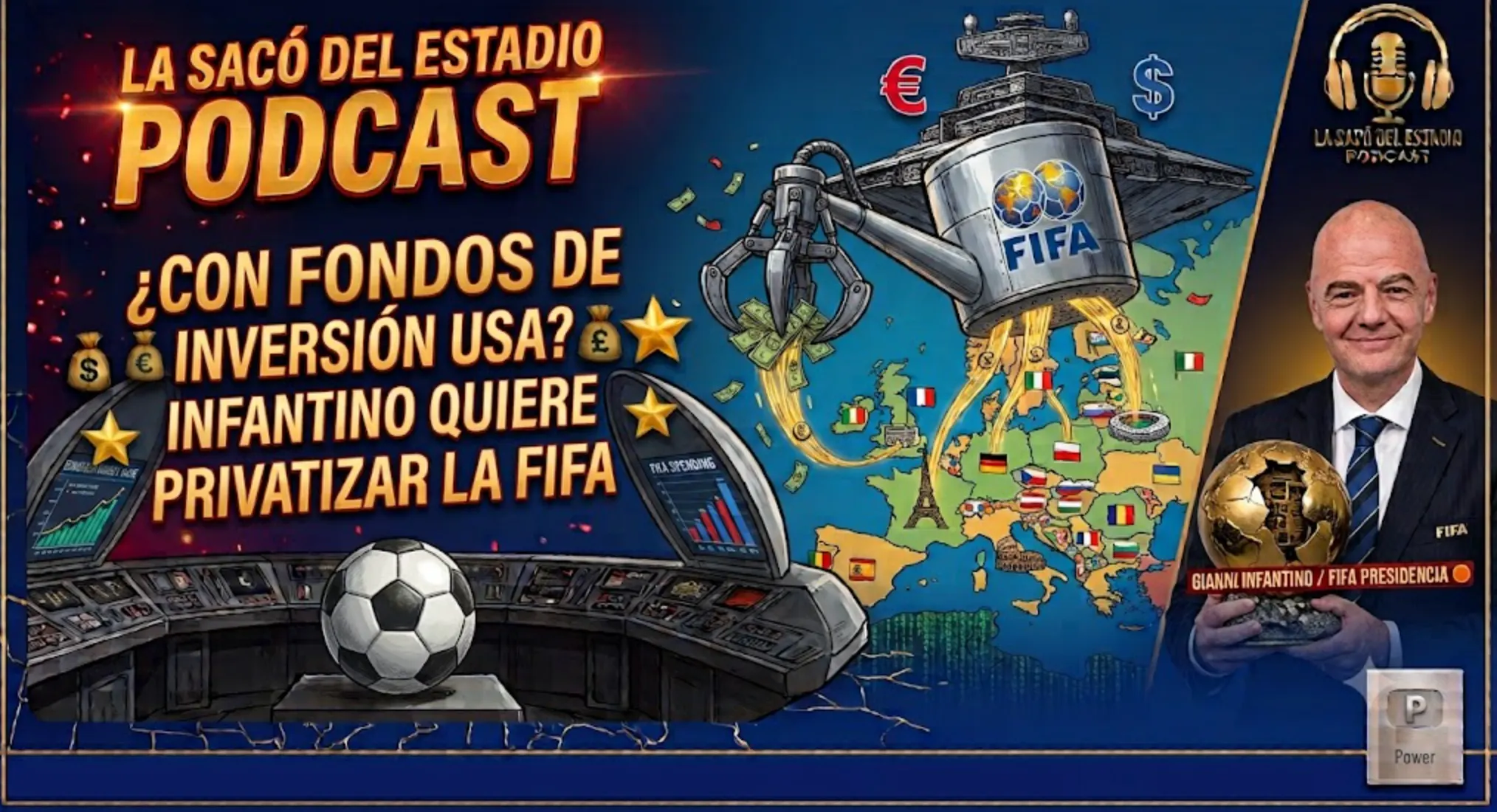 Con fondos de inversión USA ,FIFA quiere privatizar el fútbol episode artwork