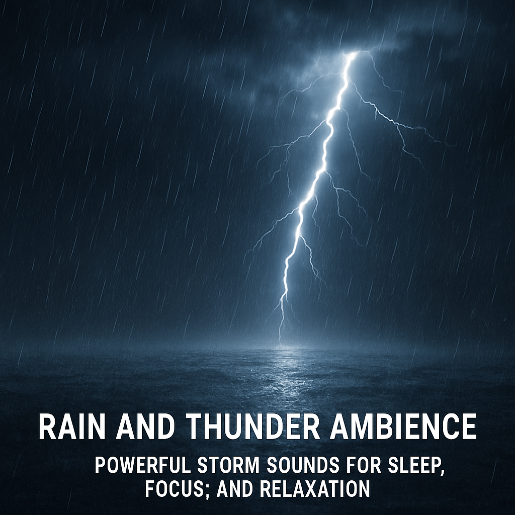 Rain and Thunder Ambience | Powerful Storm Sounds for Sleep, Focus, and Relaxation