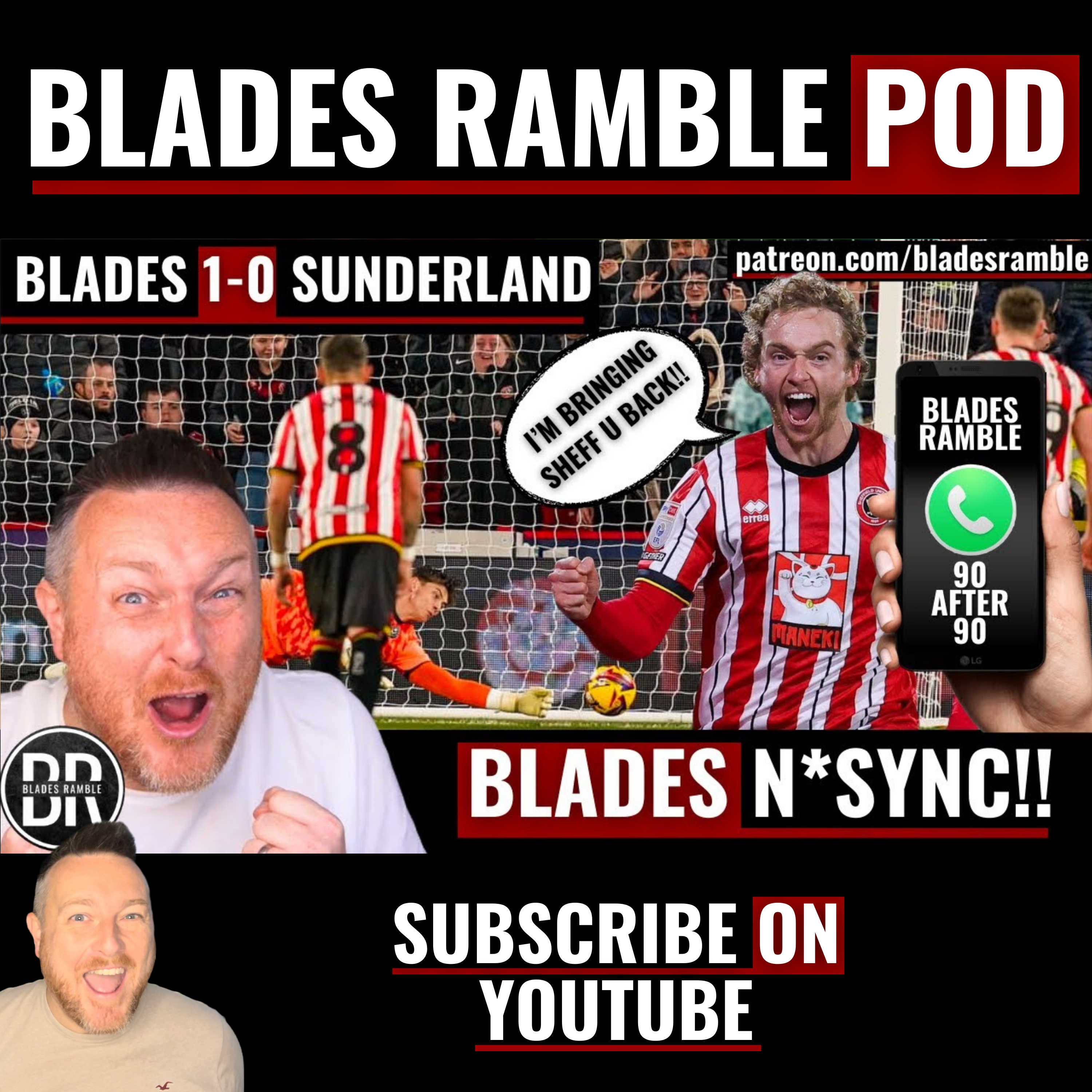 BLADES N*SYNC!! | SHEFFIELD UNITED 1-0 SUNDERLAND 90 AFTER 90