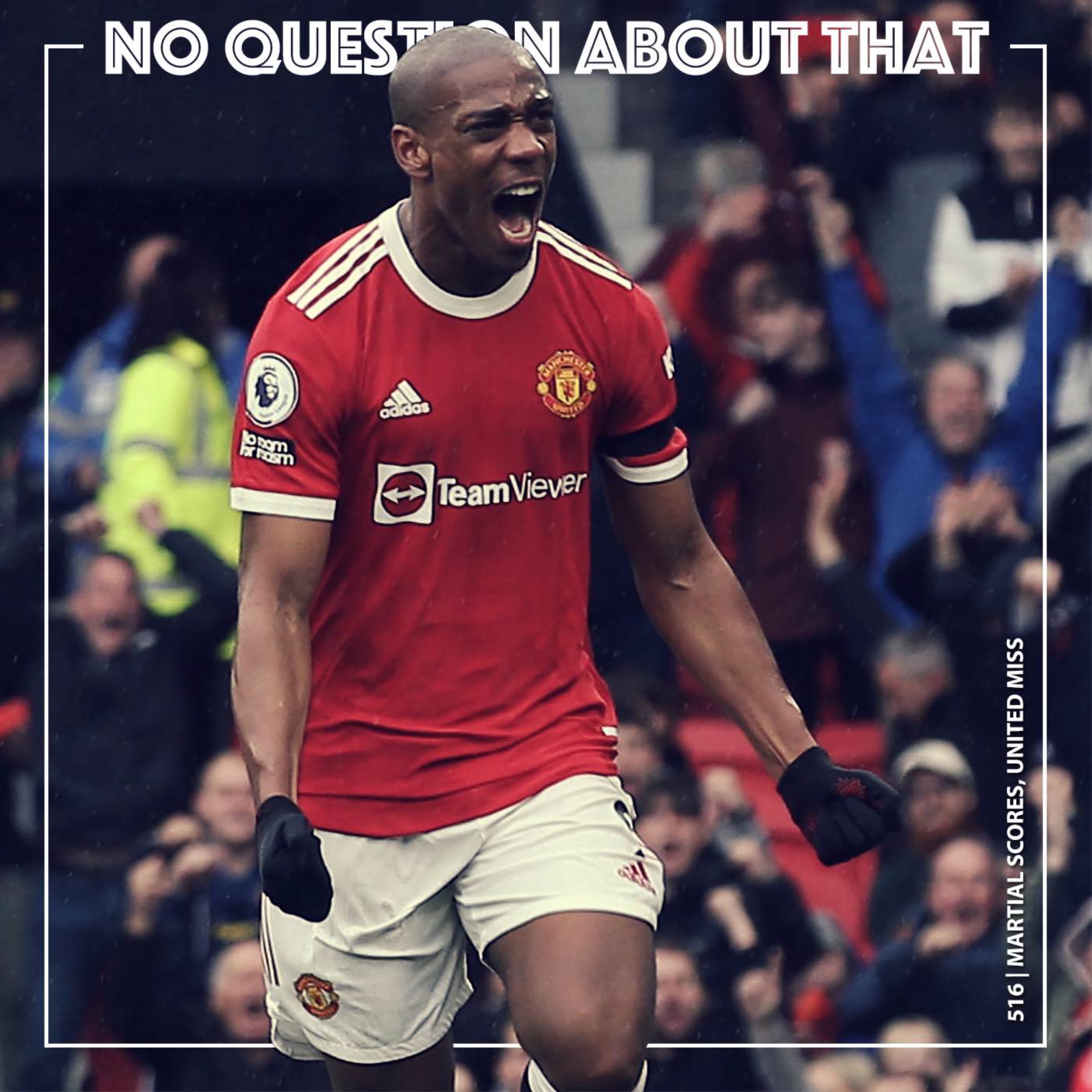 Martial scores, United miss