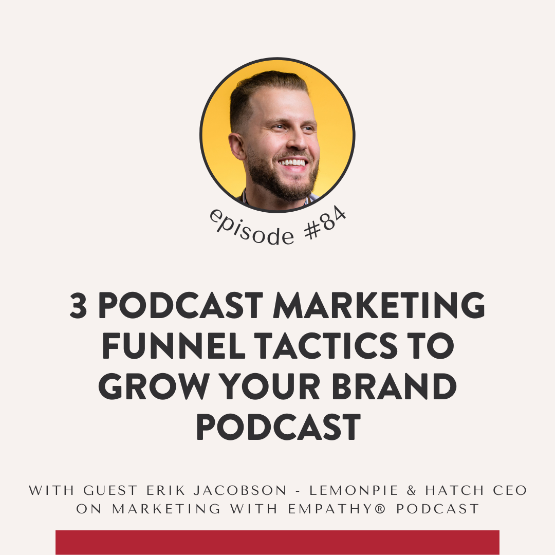 84.  3 Marketing Tactics to Grow Your Brand Podcast – Erik Jacobson, Lemonpie & Hatch CEO