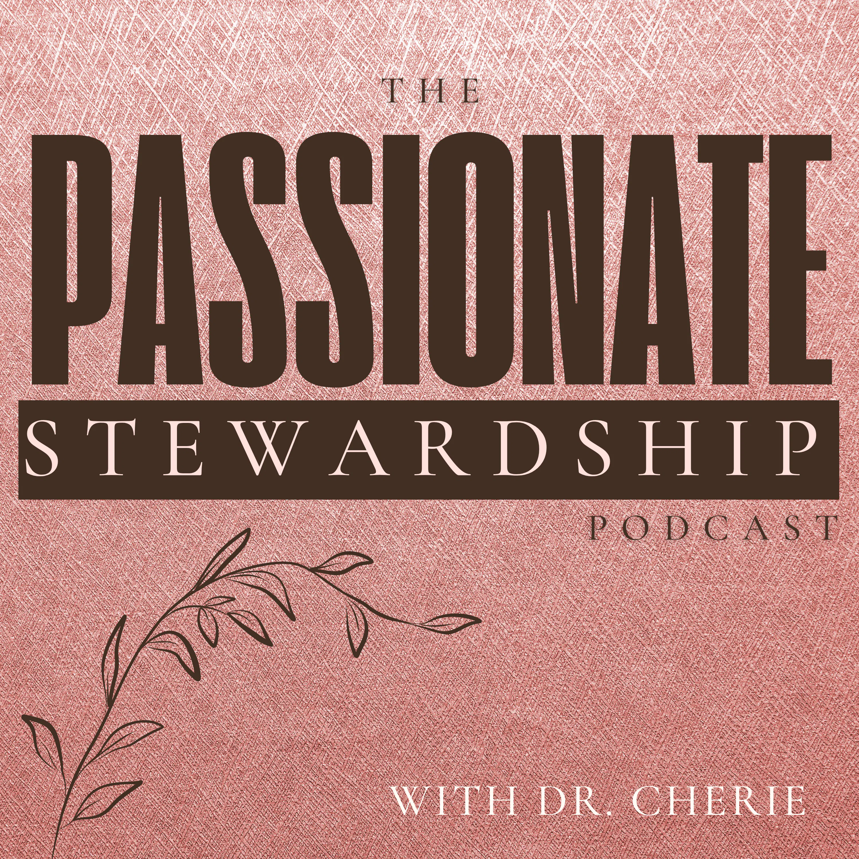 The Passionate Stewardship with Dr. Cherie: A Podcast for Social Workers and Human Services Professionals cover