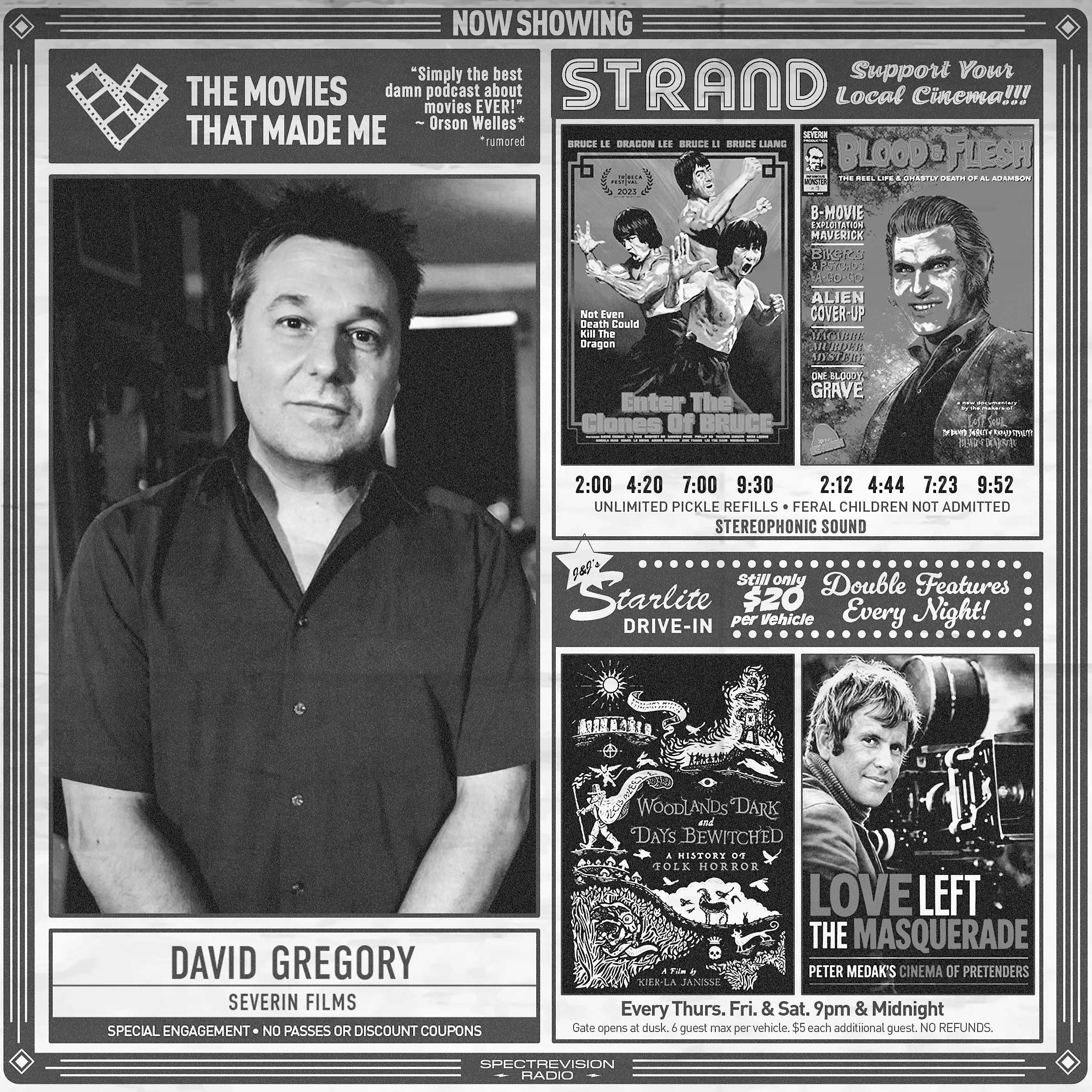 Severin Films' David Gregory episode artwork