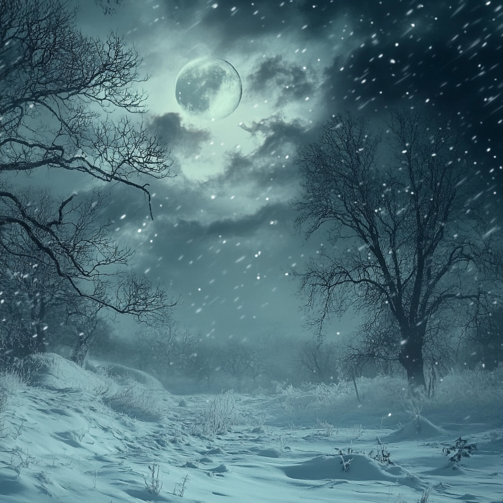 💨 Winter Storm Ambience with Icy Howling Wind Sounds for Sleeping, Relaxing and Studying Background