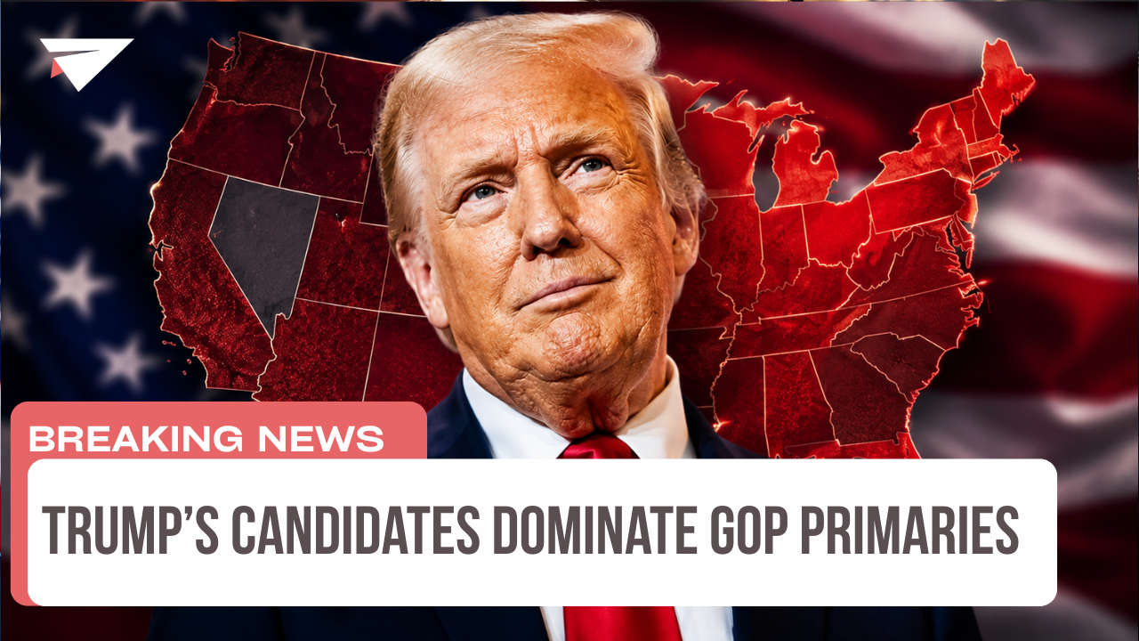 Trump’s Candidates Dominate GOP Primaries, Breaking News