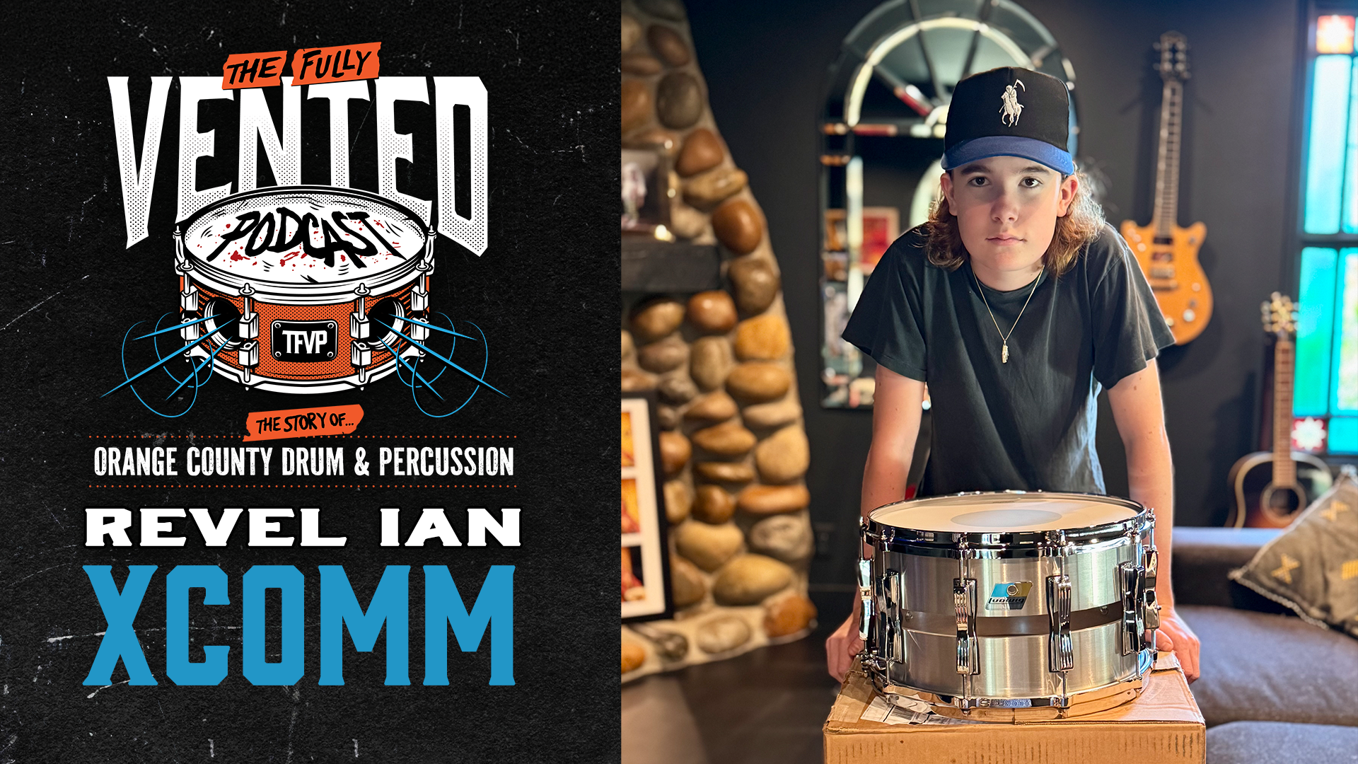 Revel Ian of XCOMM on OCDP Vented Snares, Ludwig Drums & working with producer Ross Robinson