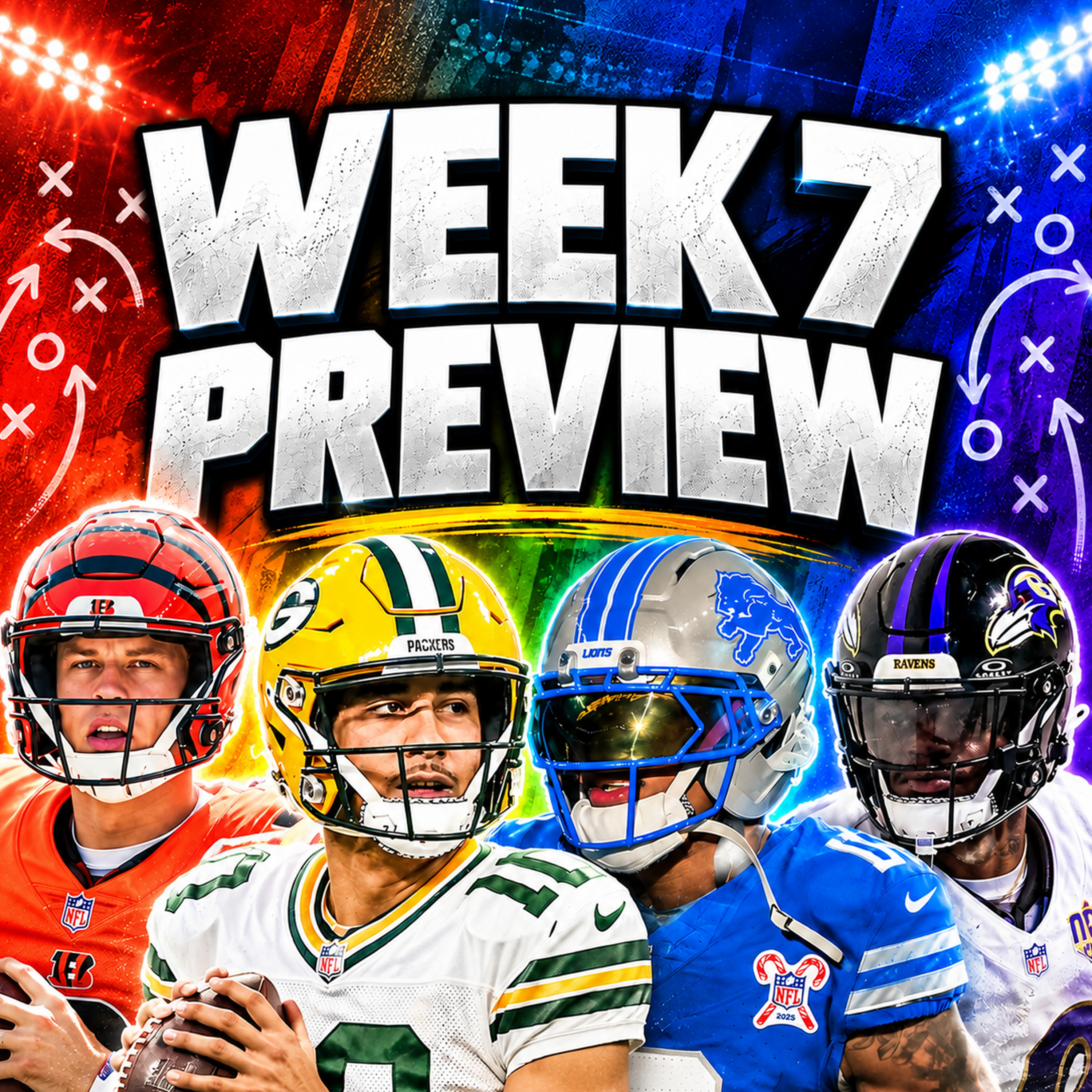 NFL Week 7 Preview: Packers-Lions, Chiefs-Seahawks, Bengals-Ravens & More episode artwork