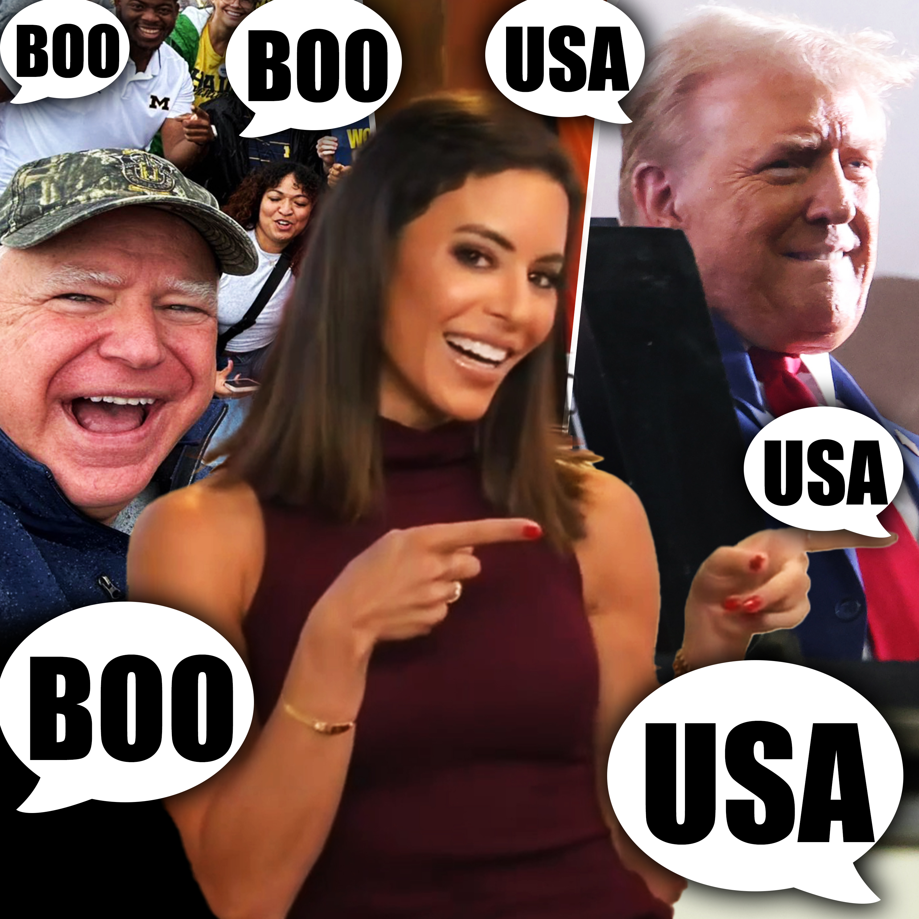 Trump Brings The Hype To CFB, Meanwhile Tim Walz Gets Booed! + Tim Kennedy | episode artwork