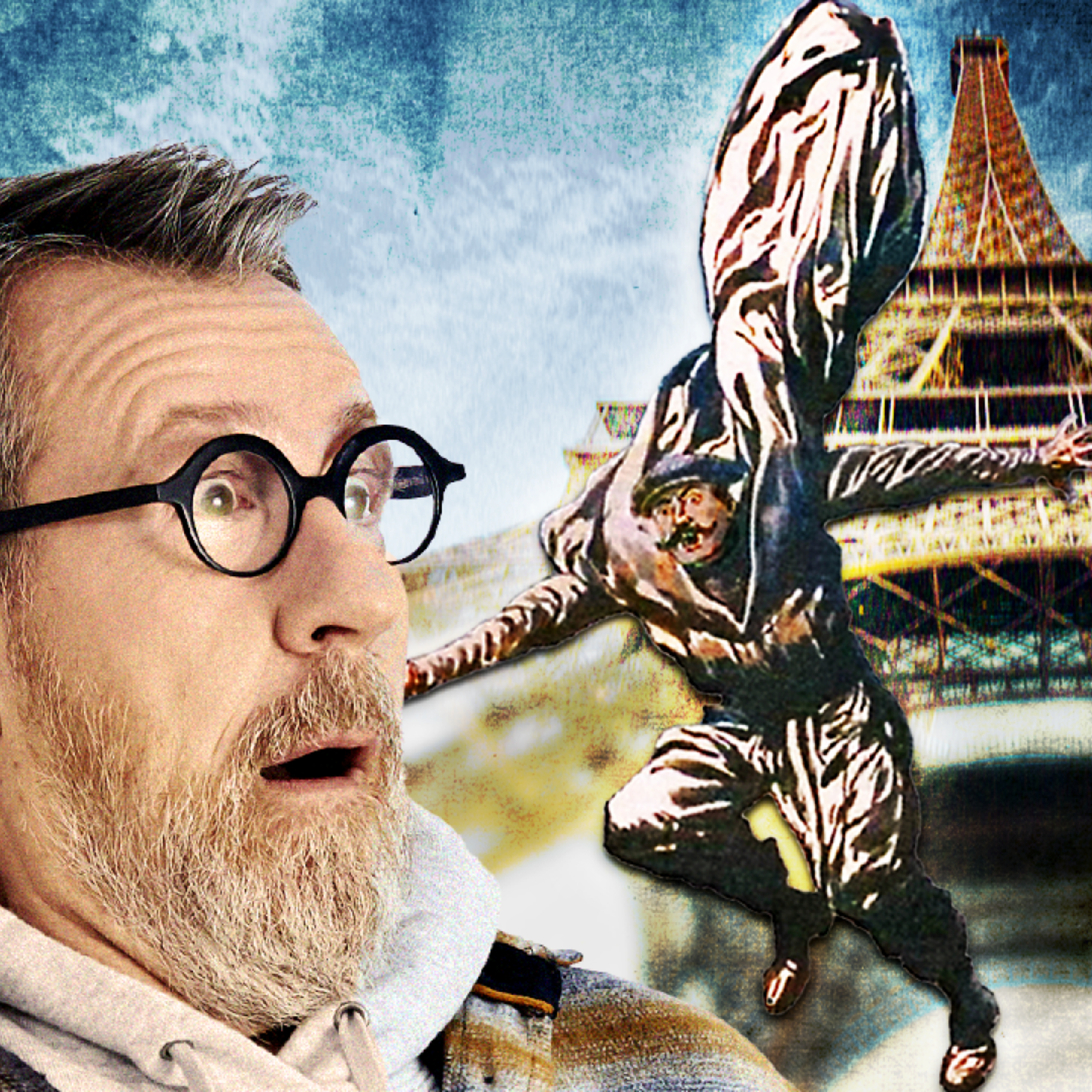 Cet homme a sauté du 1er étage de la Tour Eiffel ! 😱