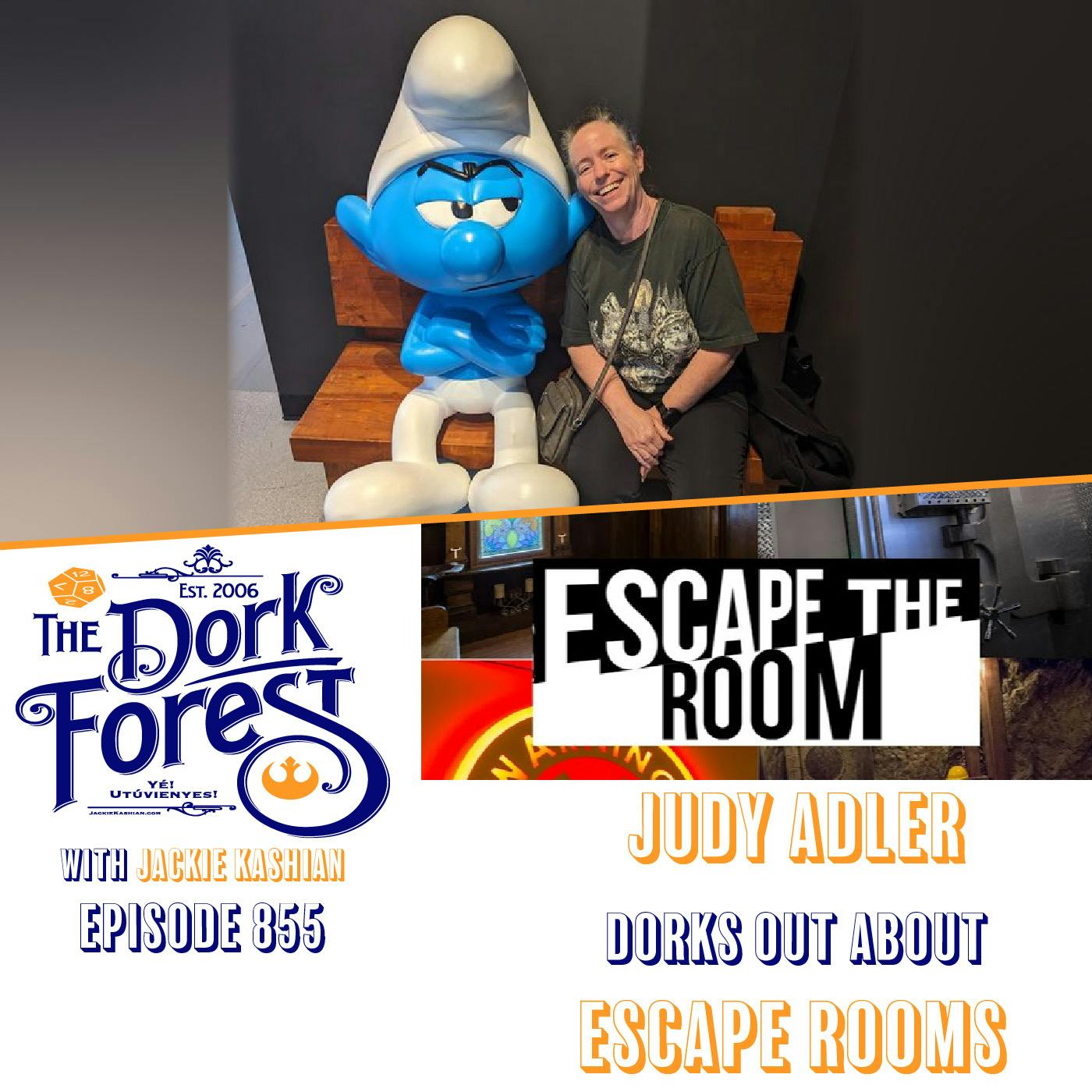 Escape Rooms with Judy Adler – EP 855 Escape Rooms with Judy Adler – EP 855