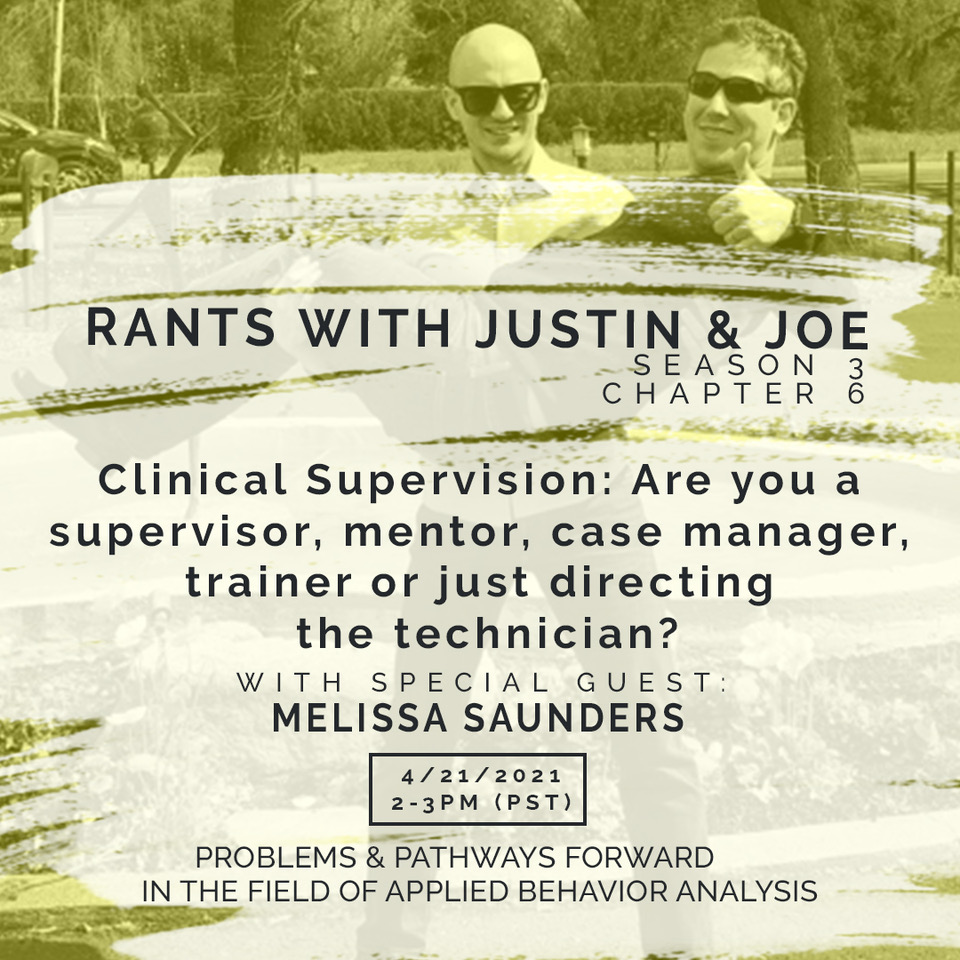 Clinical Supervision: Are you a supervisor, mentor, case manager, trainer or just directing the technician?
