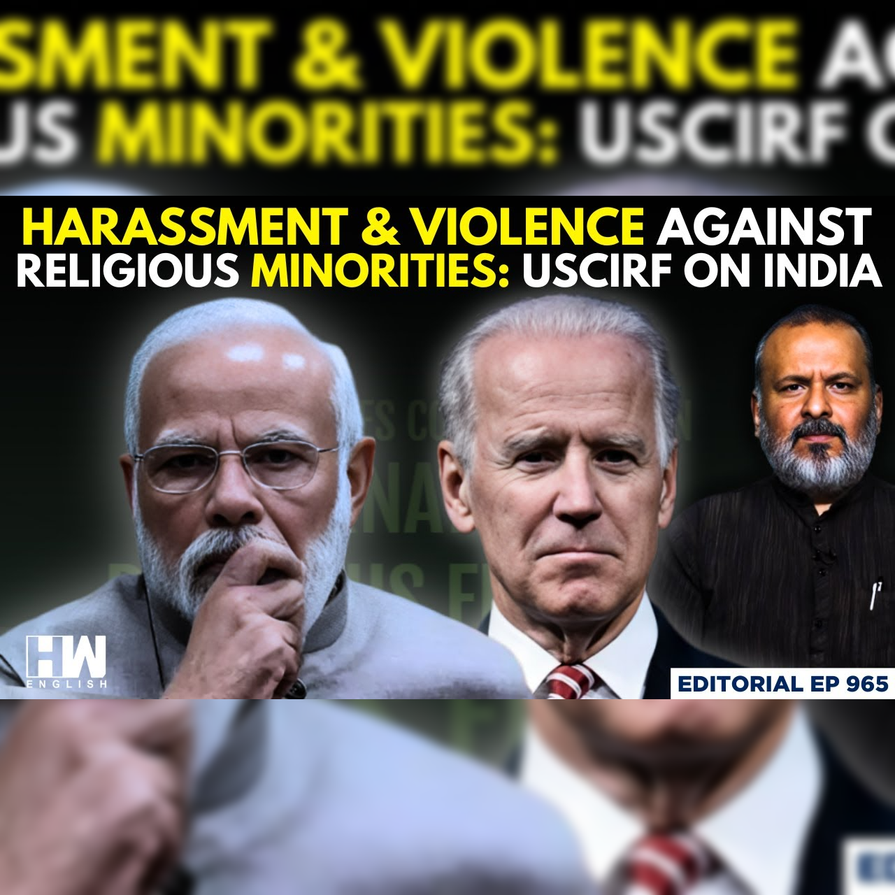 Editorial with Sujit Nair | ‘Violence Against Religious Minorities In India’: US Commission Report episode artwork