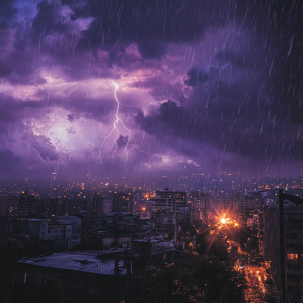 Rainy Night Thunderstorm – Calming Storm Sounds for Sleep