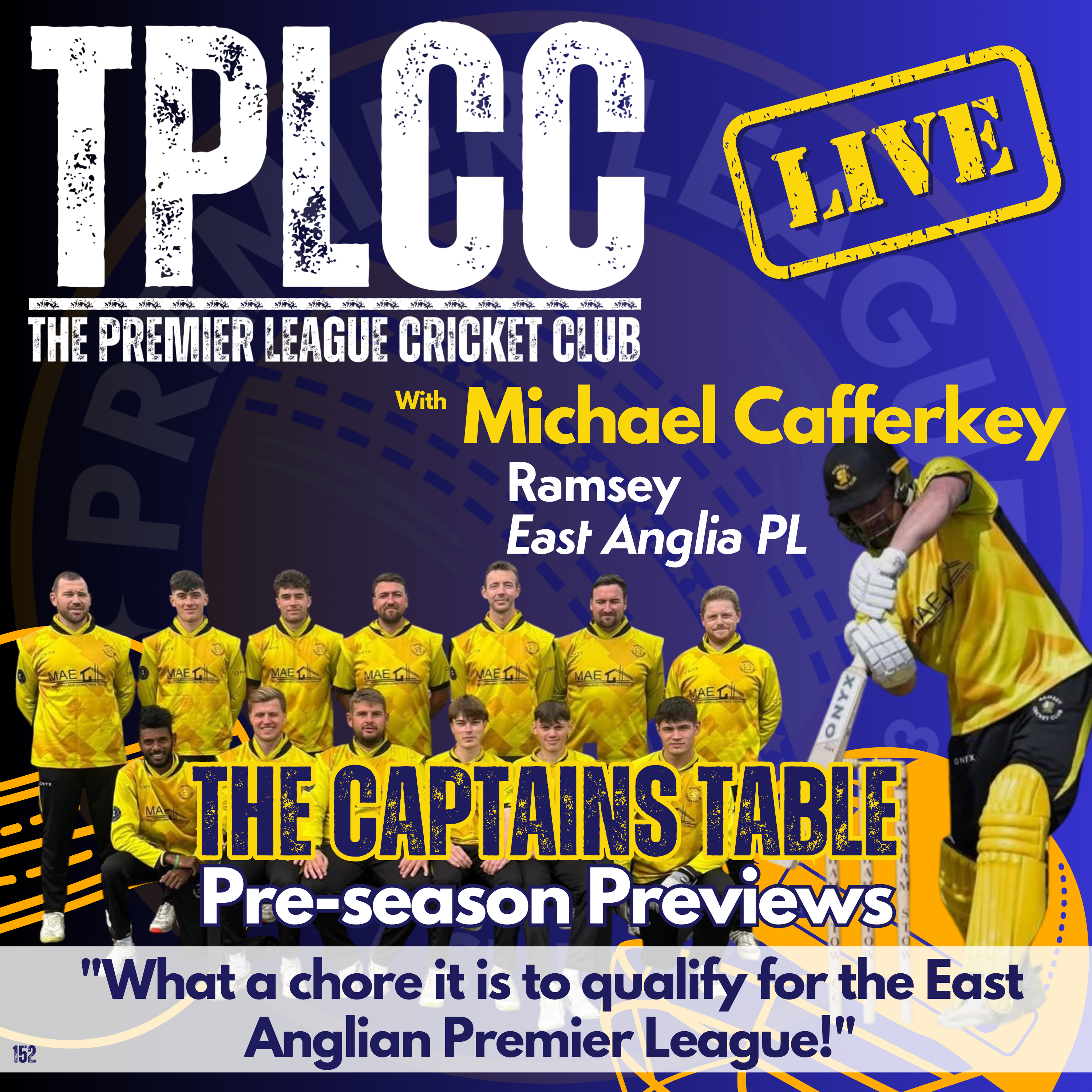 "What a chore it is to qualify for the East Anglian Premier League!"