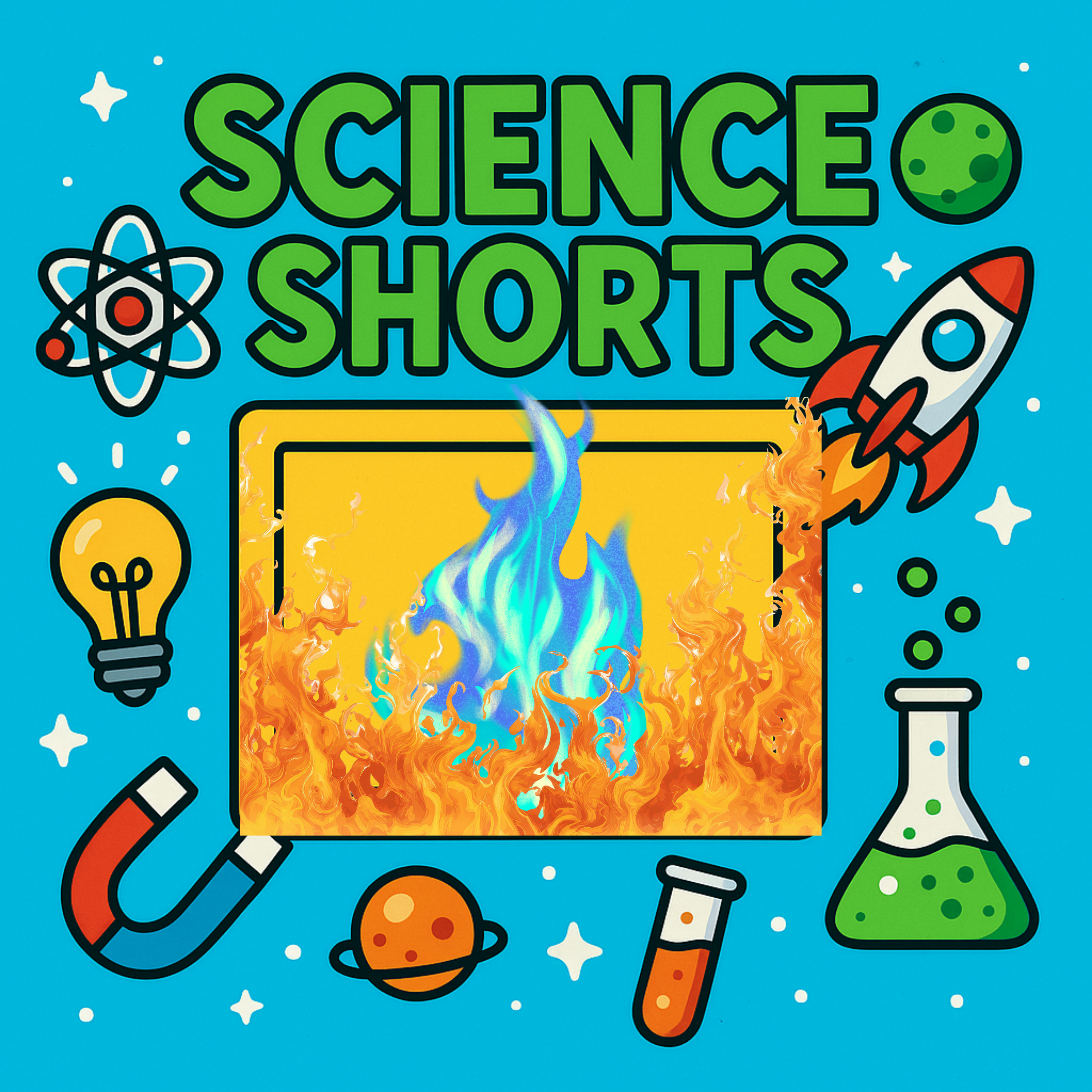 Why are some flames blue? Science Short