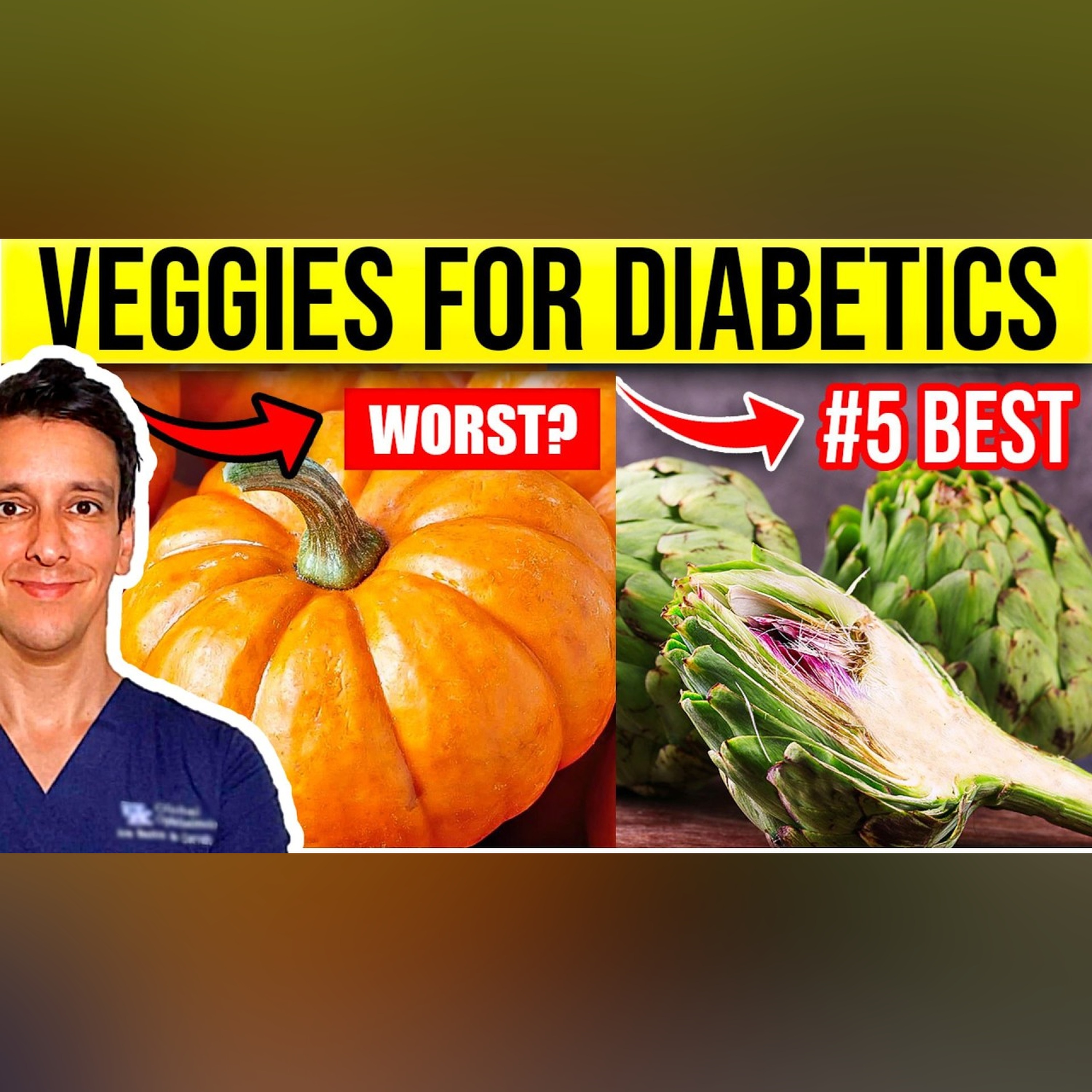 BEST (and WORST) Vegetables to eat daily for Diabetics episode artwork