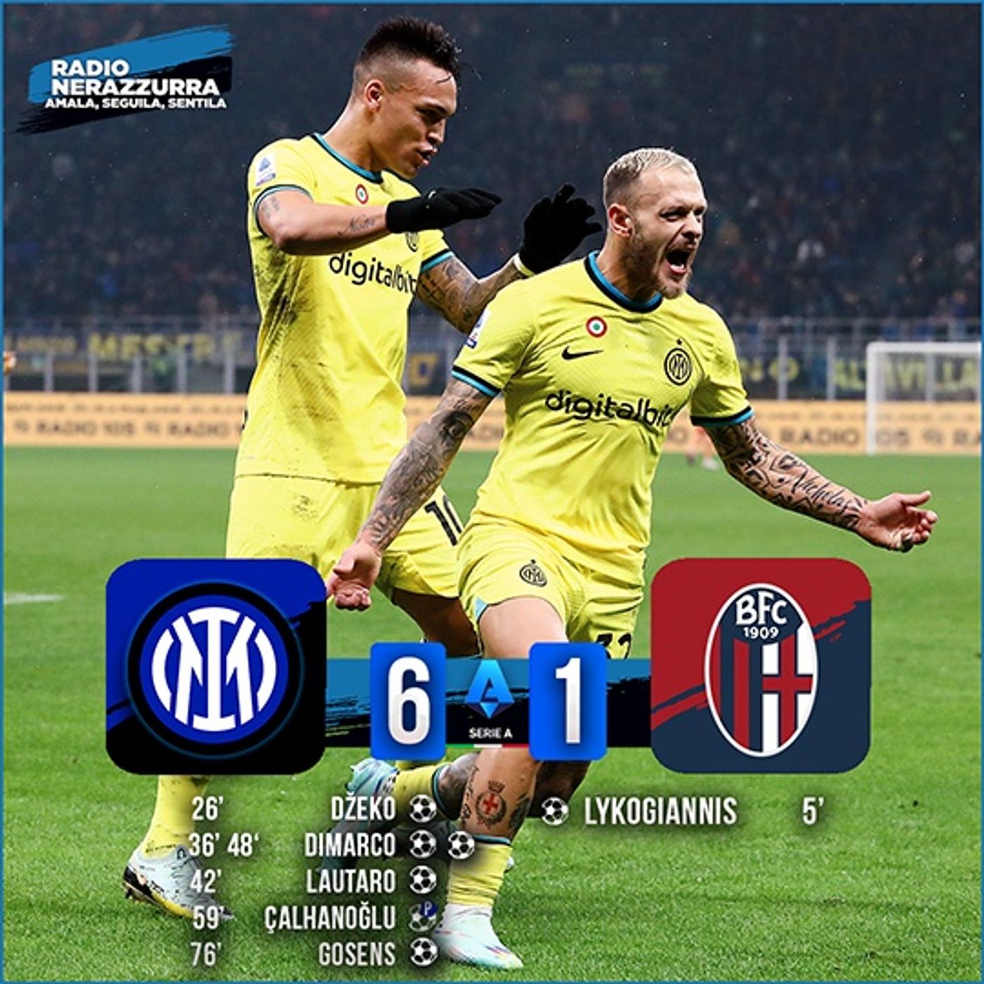 Post Partita - Inter - Bologna 6-1 - 09/11/2022 episode artwork