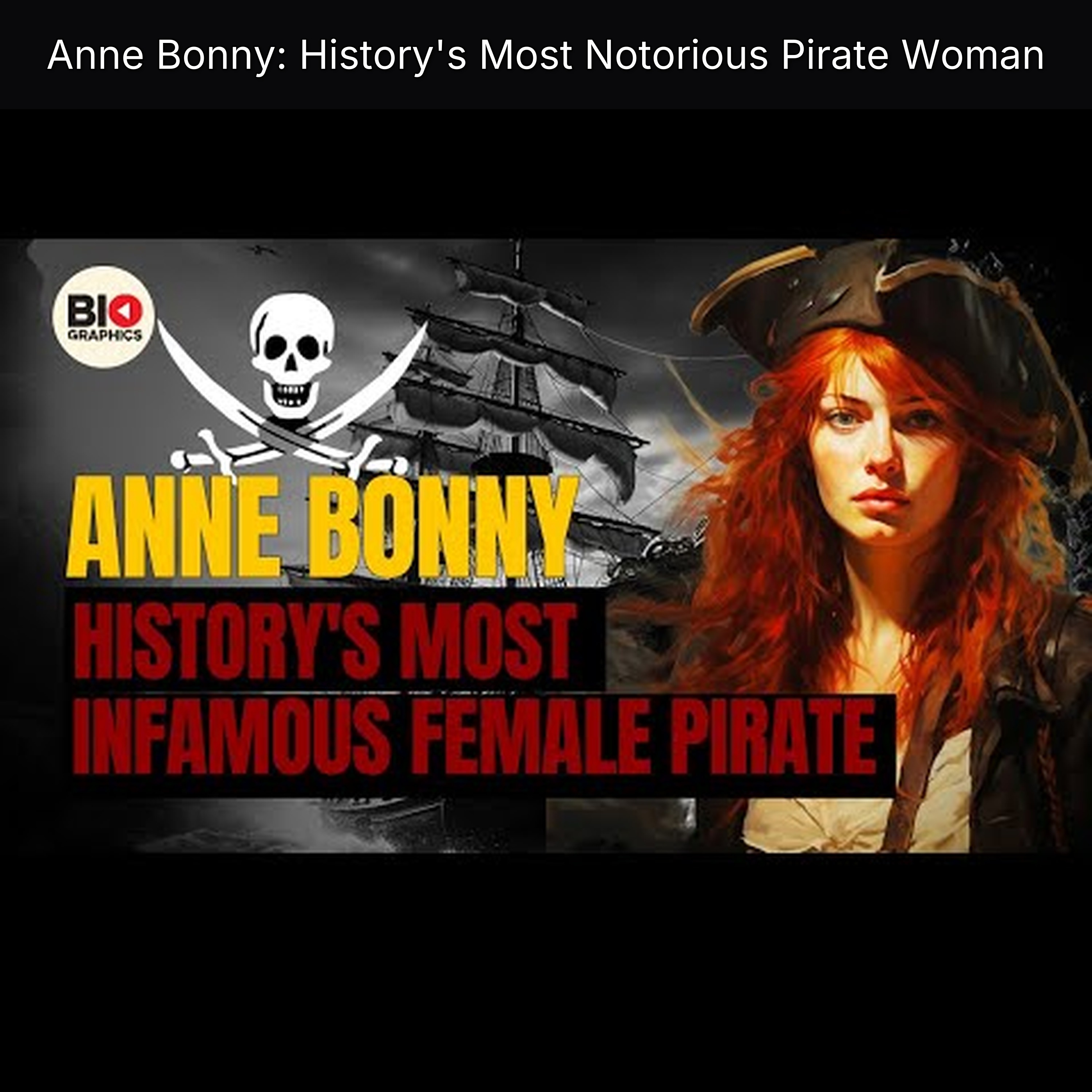 Anne Bonny: History's Most Notorious Pirate Woman