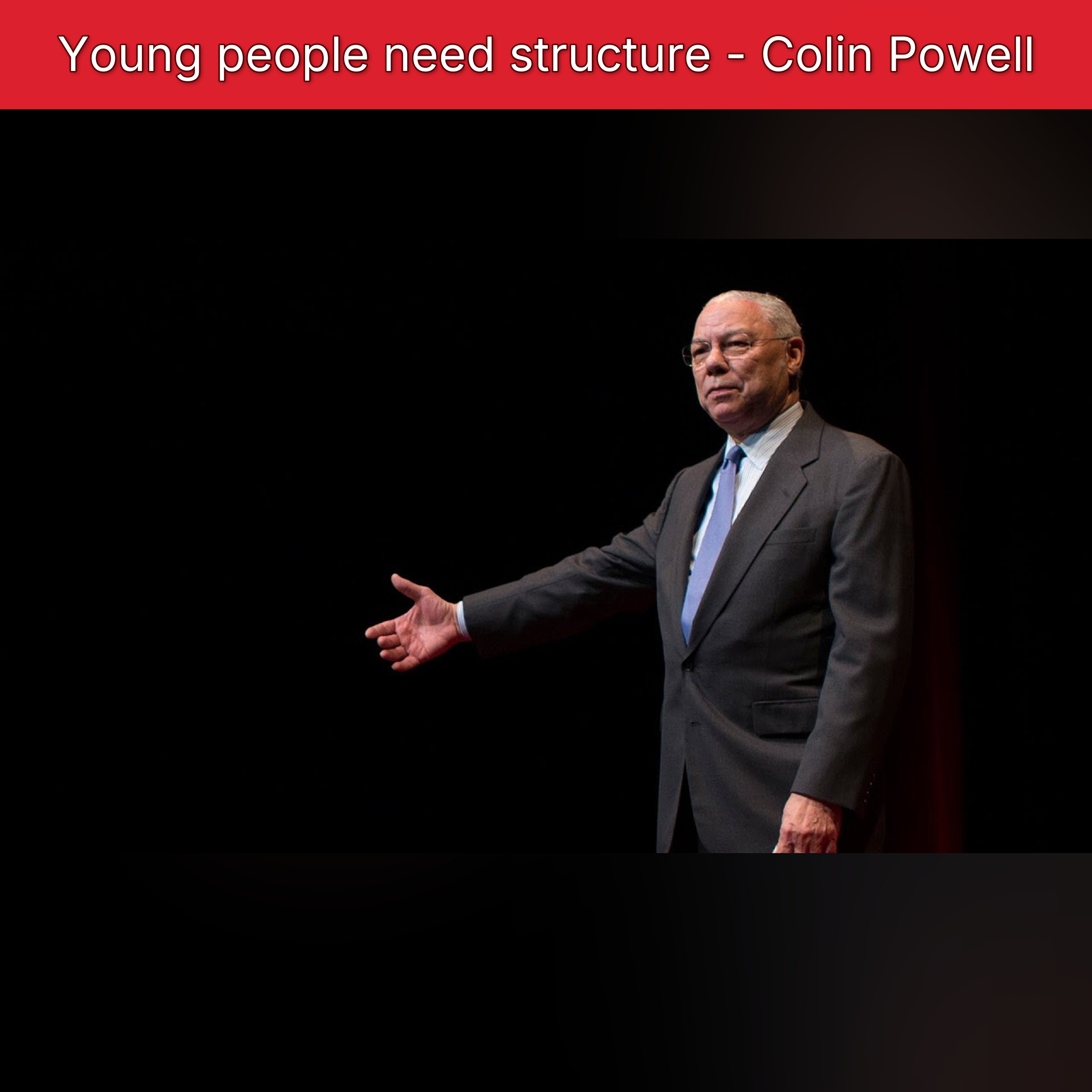 Young people need structure - Colin Powell episode artwork