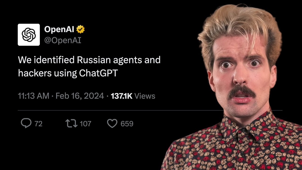 Russia, North Korea, Iran and more caught abusing OpenAI | Theo - t3․gg