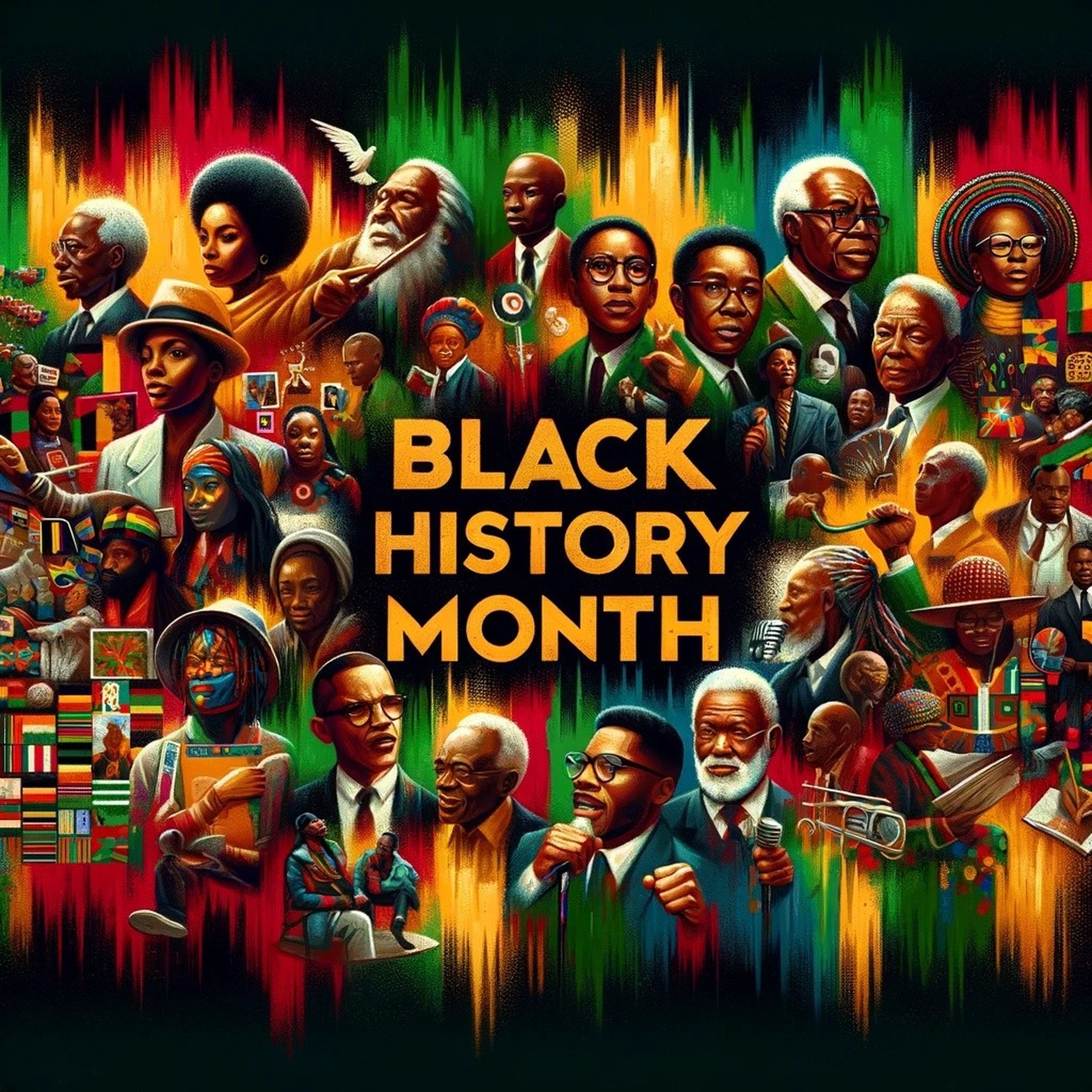 Black History Month podcast artwork