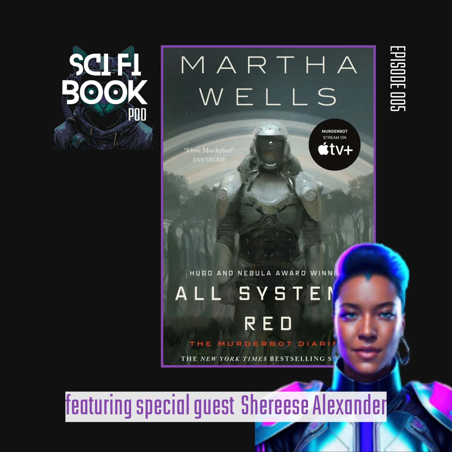 Book Review:  'All Systems Red' by Martha Wells - with Shereese Alexander