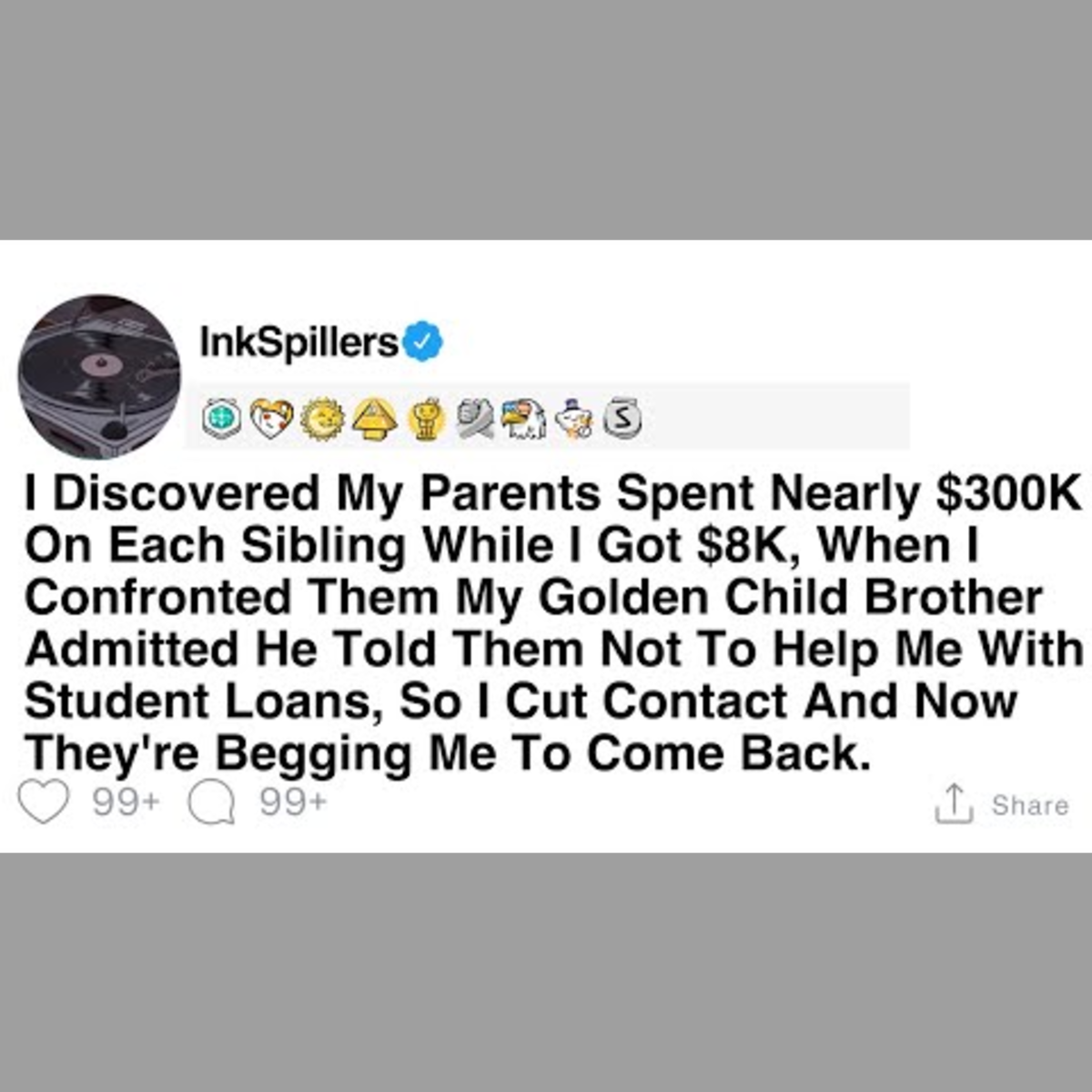 Confronting My Parents About $300K Spent on Siblings