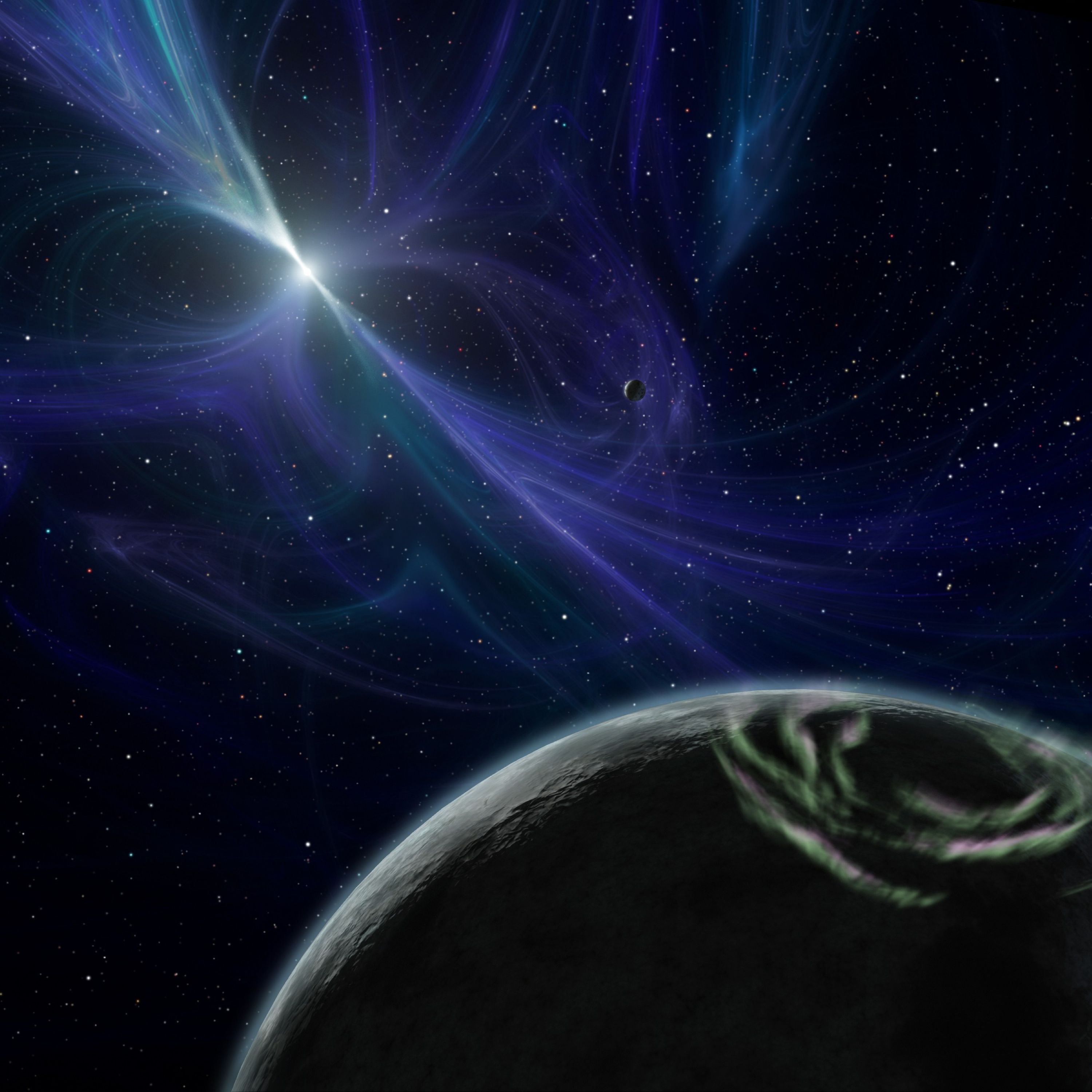 Mysteries of Space: White Dwarf, Neutron Star, Dark Matter, Hypothetical Planets (Sleepy Astronomy) artwork