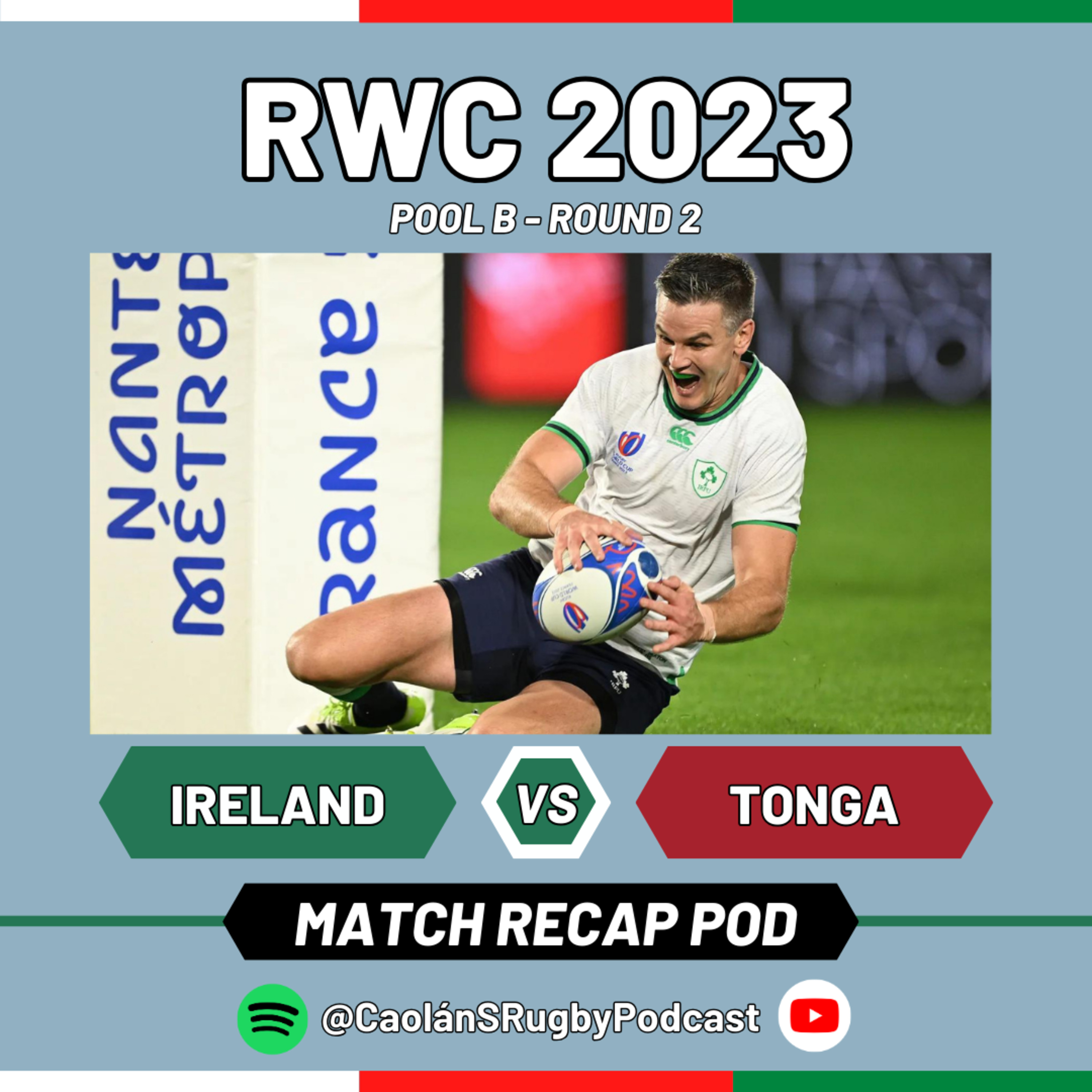 Record Breaker Sexton Leads Ireland to Victory Over Tonga | RWC Post-Game Podcast episode artwork