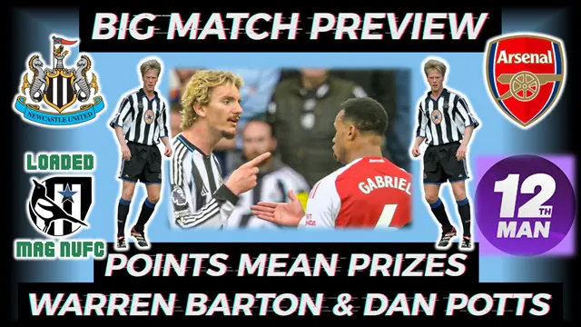 💥Big Match Preview Arsenal Vs Newcastle United 🦖with Warren Barton & @footballs12thman episode artwork