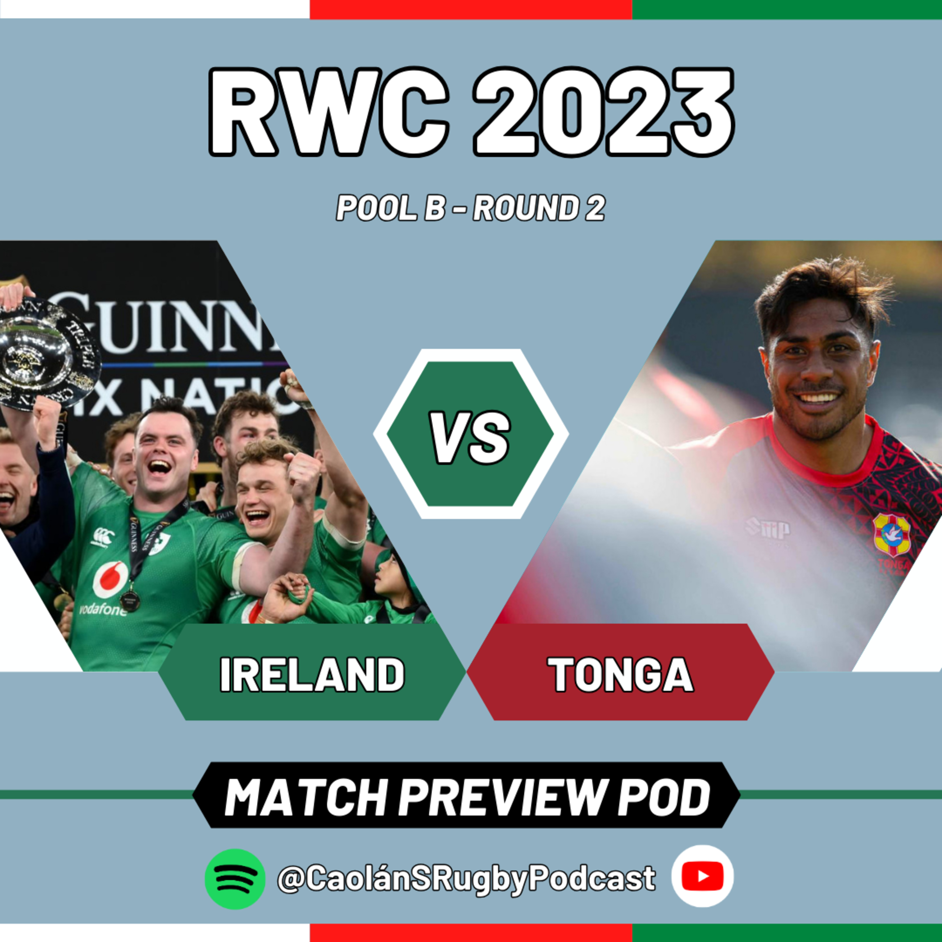 RWC 2023 - Ireland v Tonga Preview episode artwork