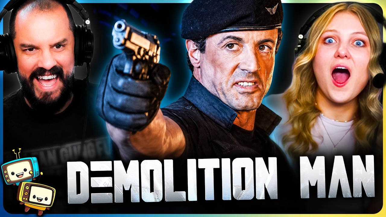 DEMOLITION MAN (1993) Movie Reaction! | First Time Watch! | Sylvester Stallone | Wesley Snipes episode artwork