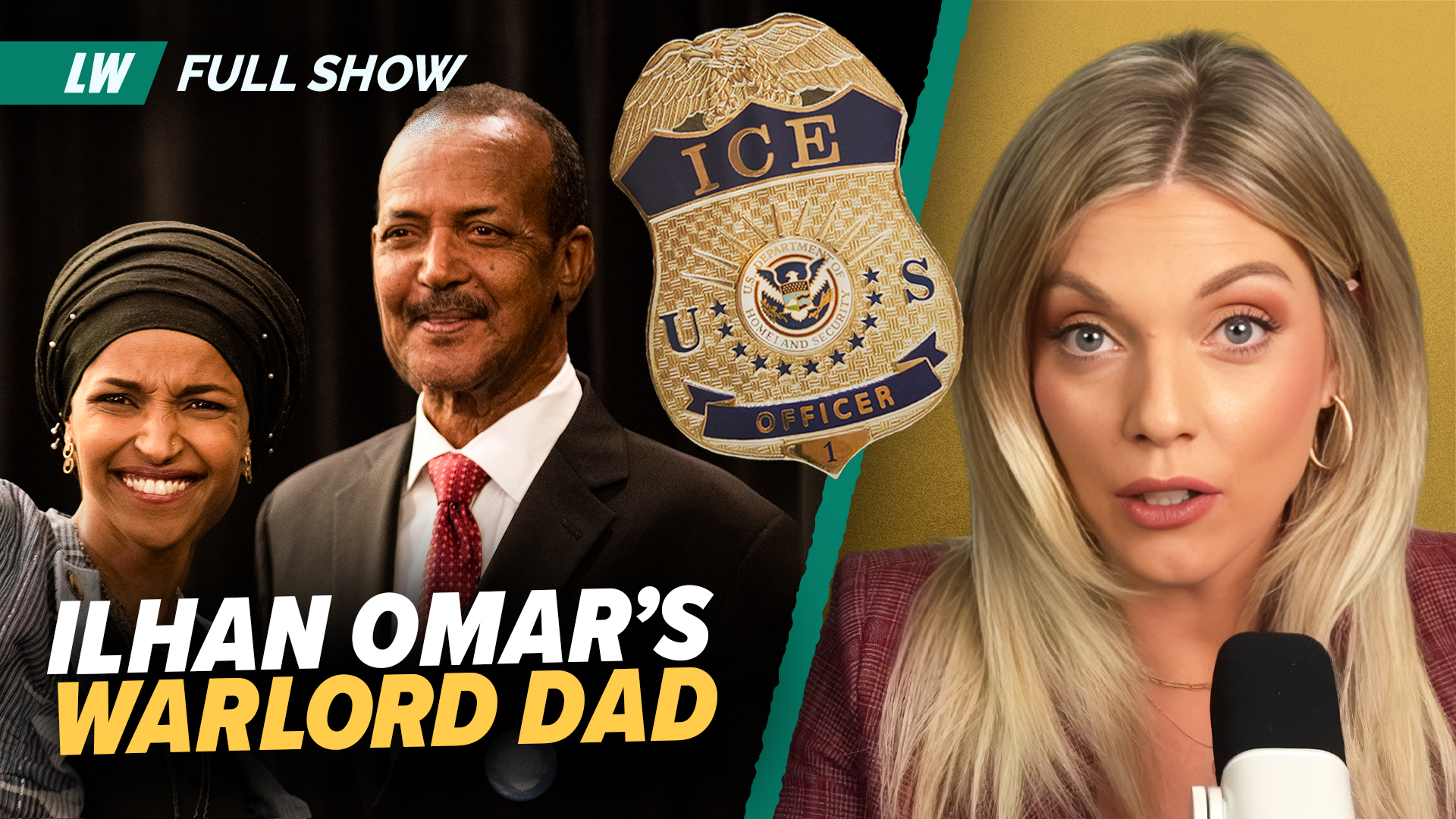 The Liz Wheeler Show - Ilhan Omar Raided By ICE. Here’s Why. Meet Her Somali Warlord Father | Ep 301 episode artwork